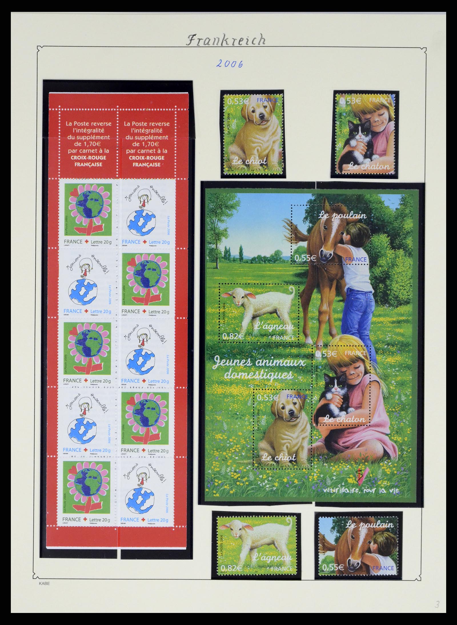 38160 0406 - Stamp collection 38160 France 1849-2006.