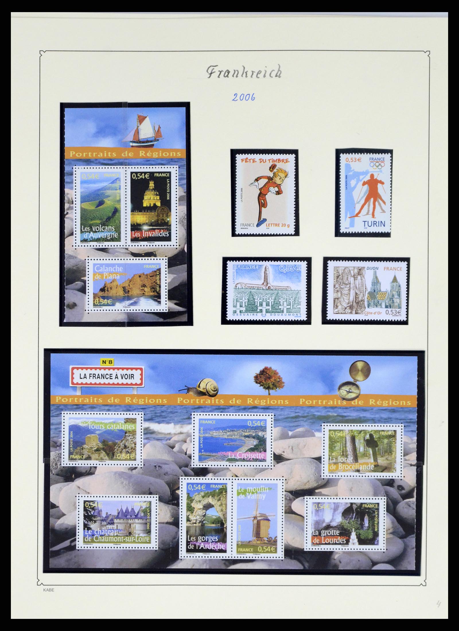 38160 0407 - Postzegelverzameling 38160 Frankrijk 1849-2006.