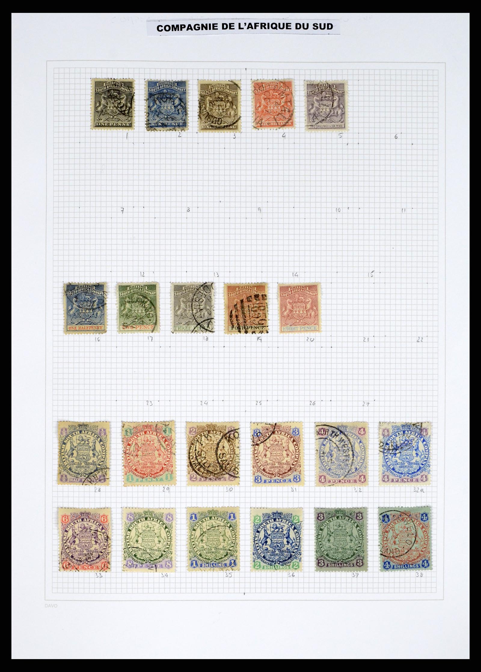 38161 0001 - Postzegelverzameling 38161 Zuid Afrika 1892-2015.