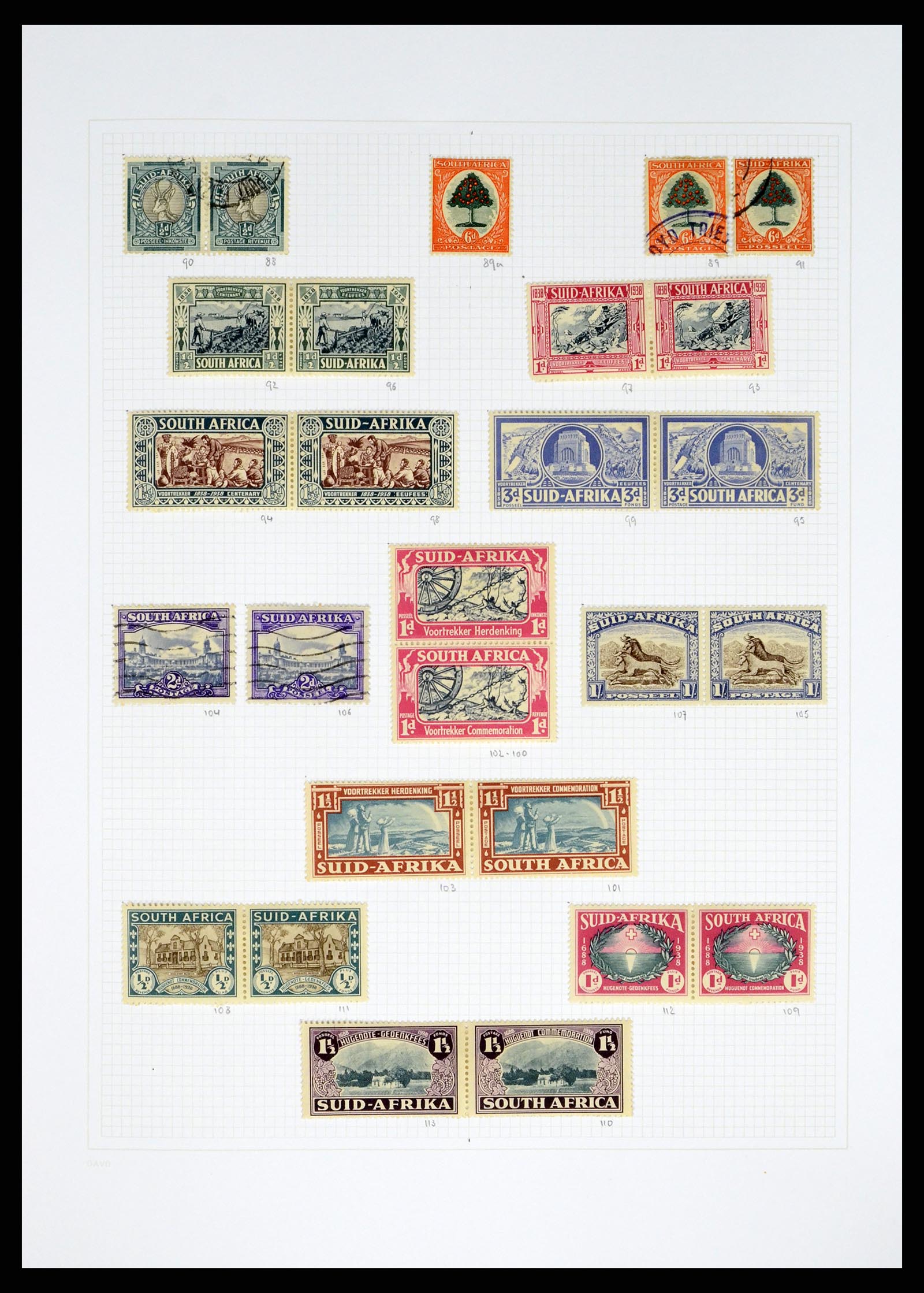 38161 0007 - Postzegelverzameling 38161 Zuid Afrika 1892-2015.