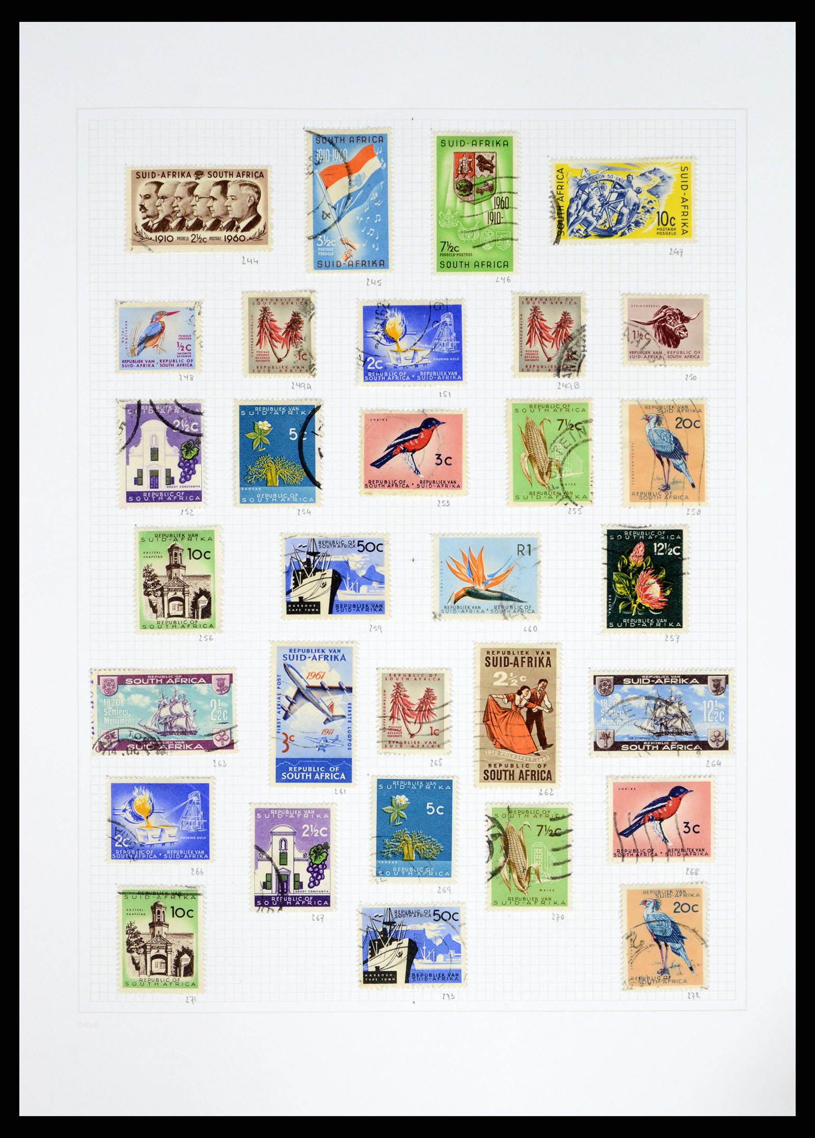 38161 0013 - Postzegelverzameling 38161 Zuid Afrika 1892-2015.