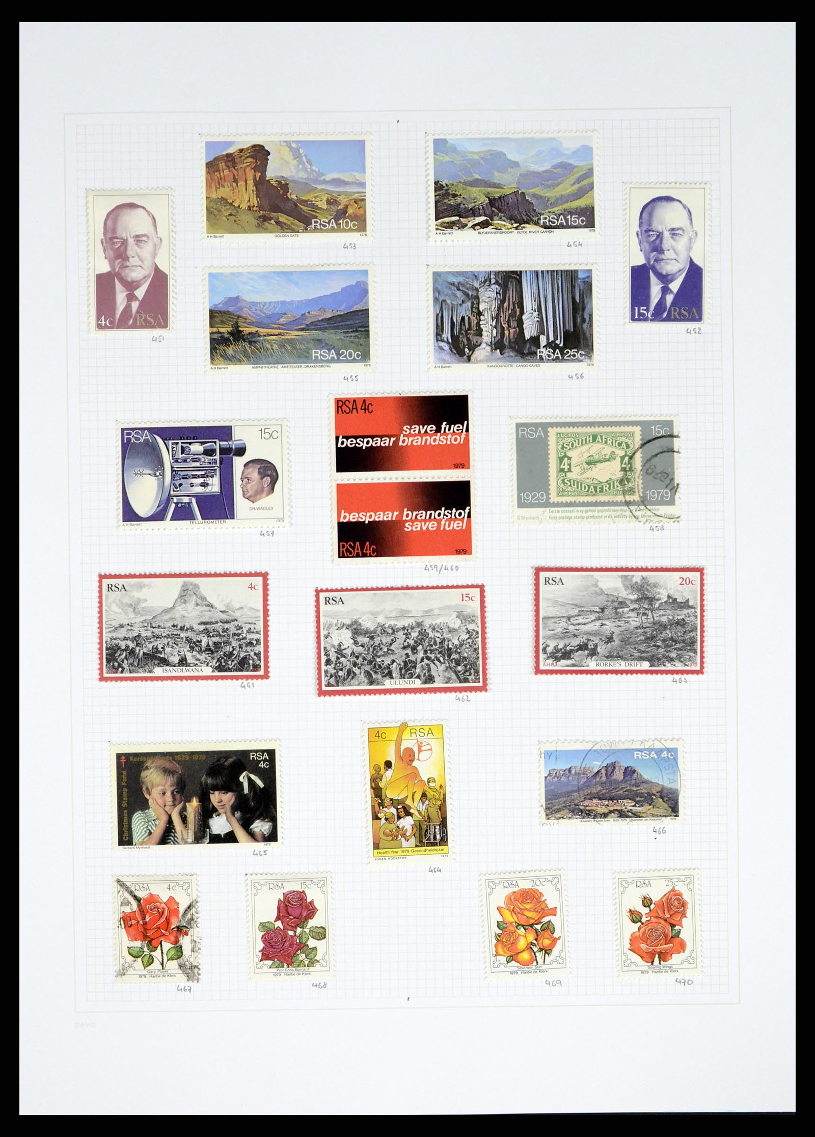 38161 0022 - Stamp collection 38161 South Africa 1892-2015.