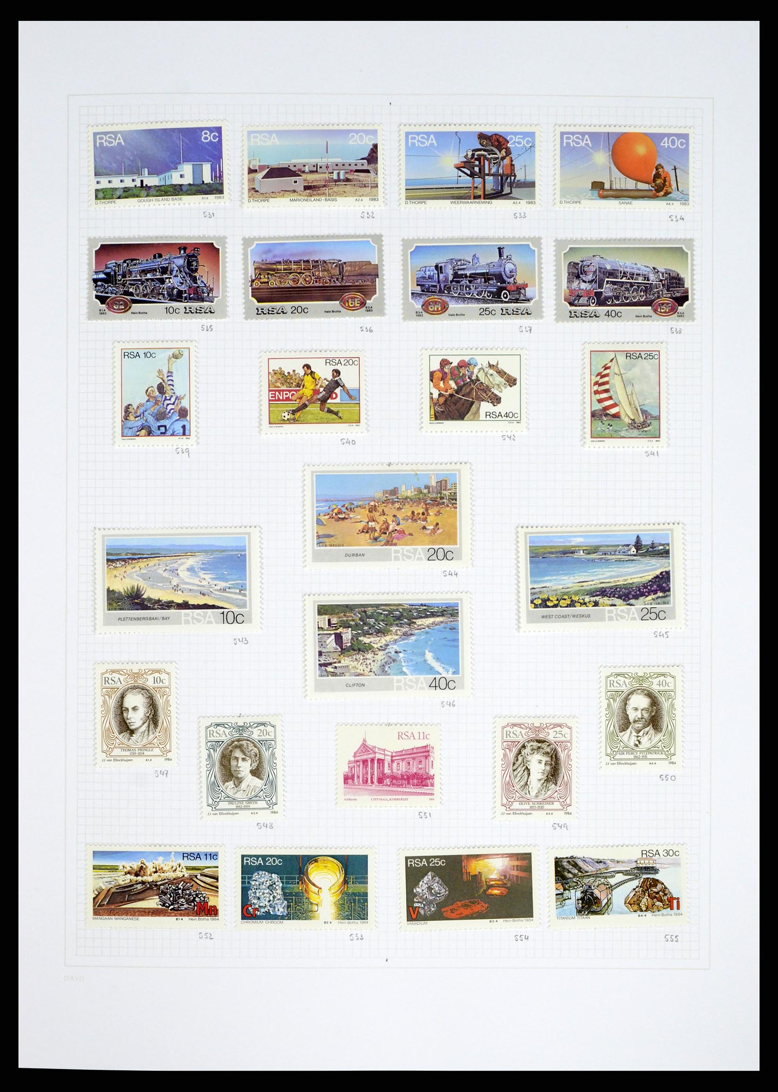 38161 0026 - Stamp collection 38161 South Africa 1892-2015.