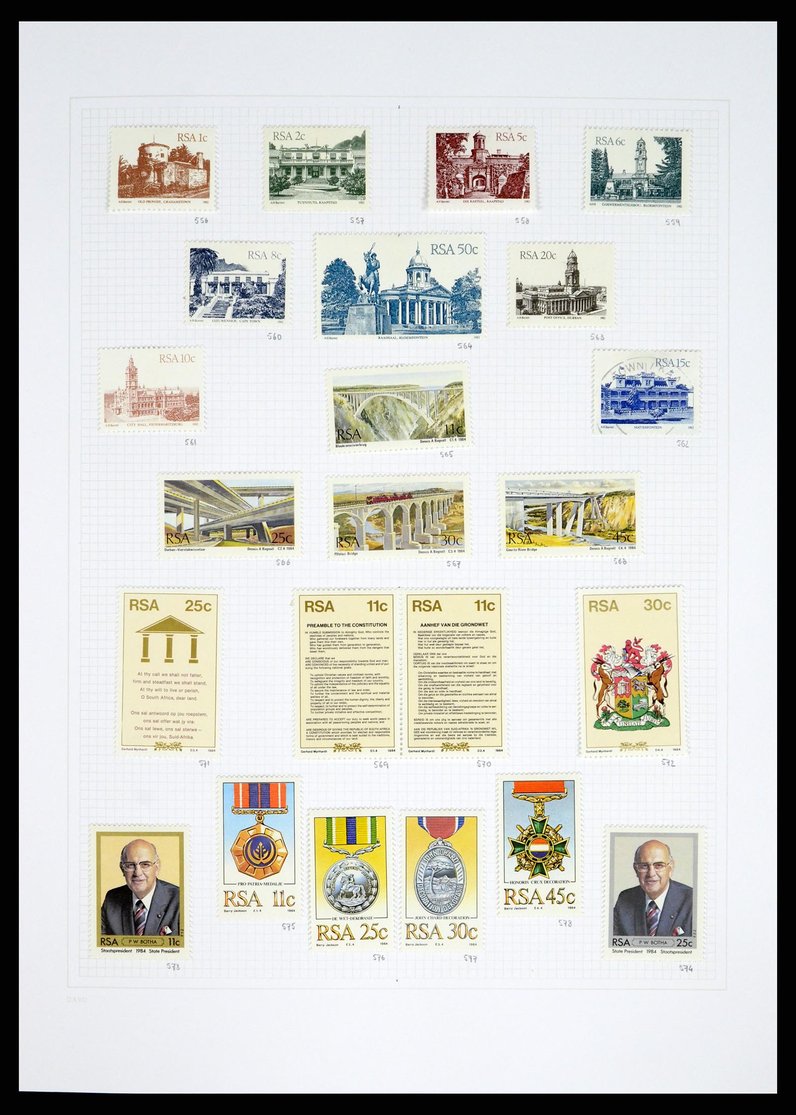 38161 0027 - Stamp collection 38161 South Africa 1892-2015.