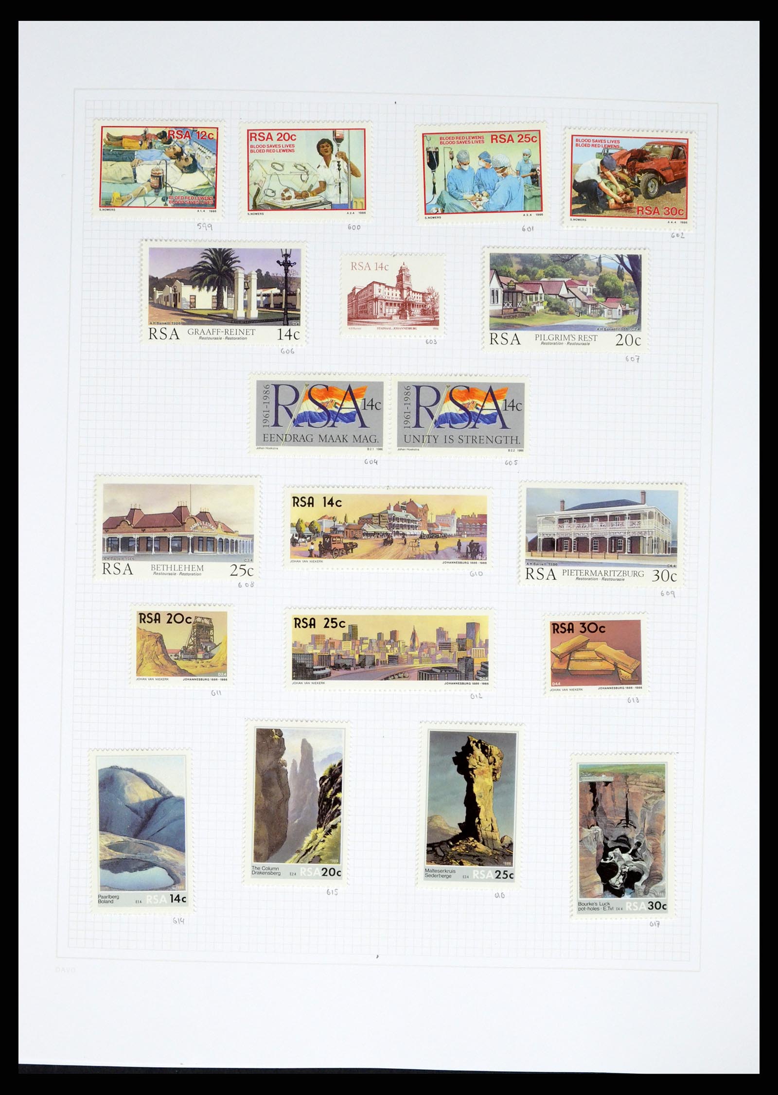 38161 0029 - Stamp collection 38161 South Africa 1892-2015.