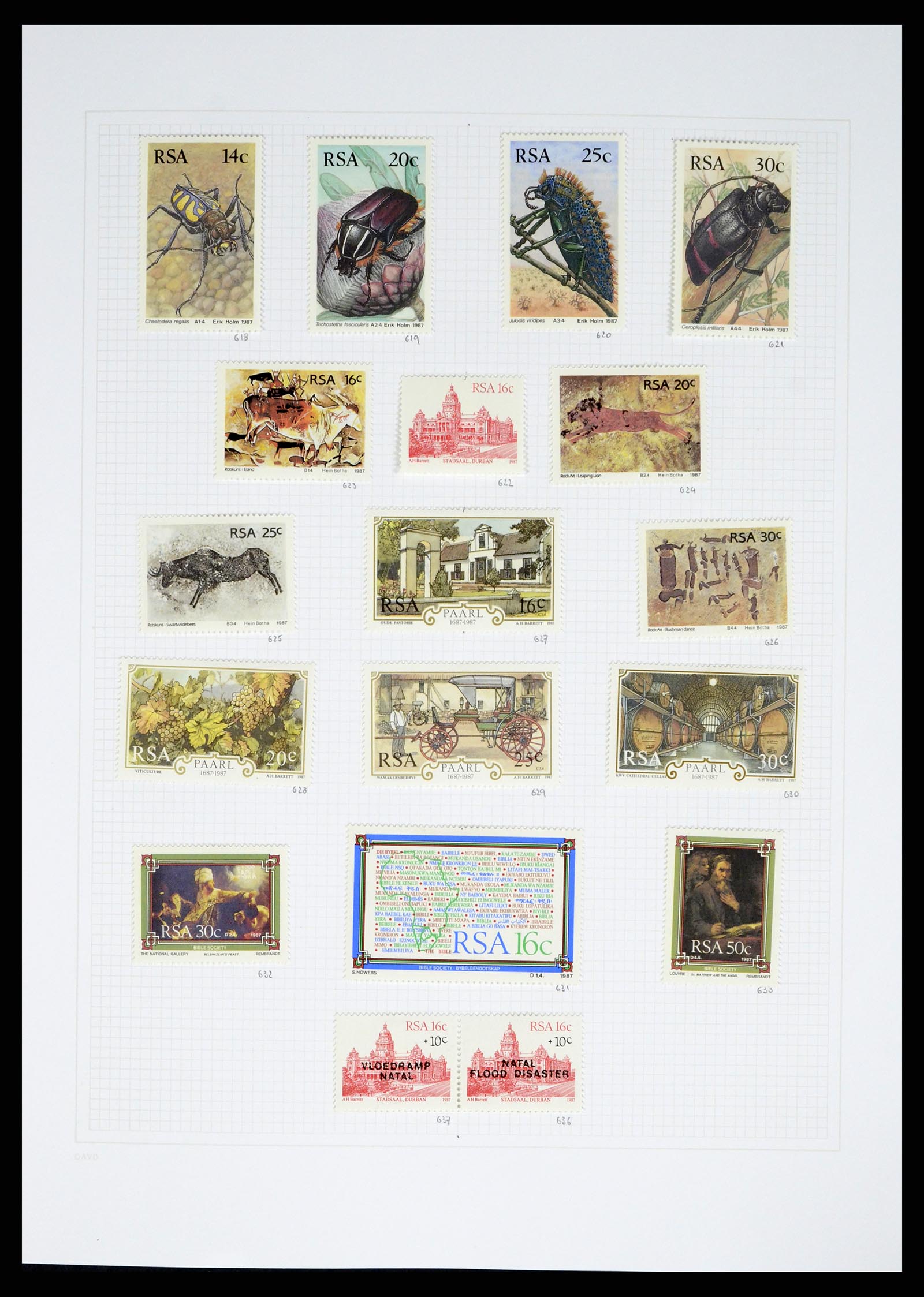 38161 0030 - Stamp collection 38161 South Africa 1892-2015.