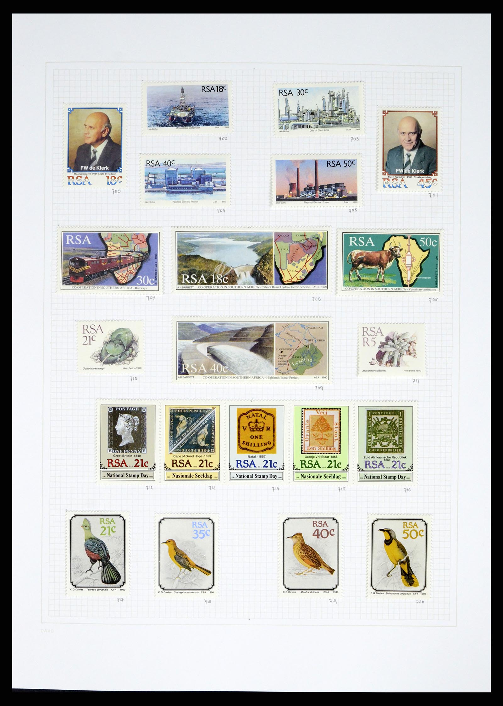 38161 0034 - Stamp collection 38161 South Africa 1892-2015.