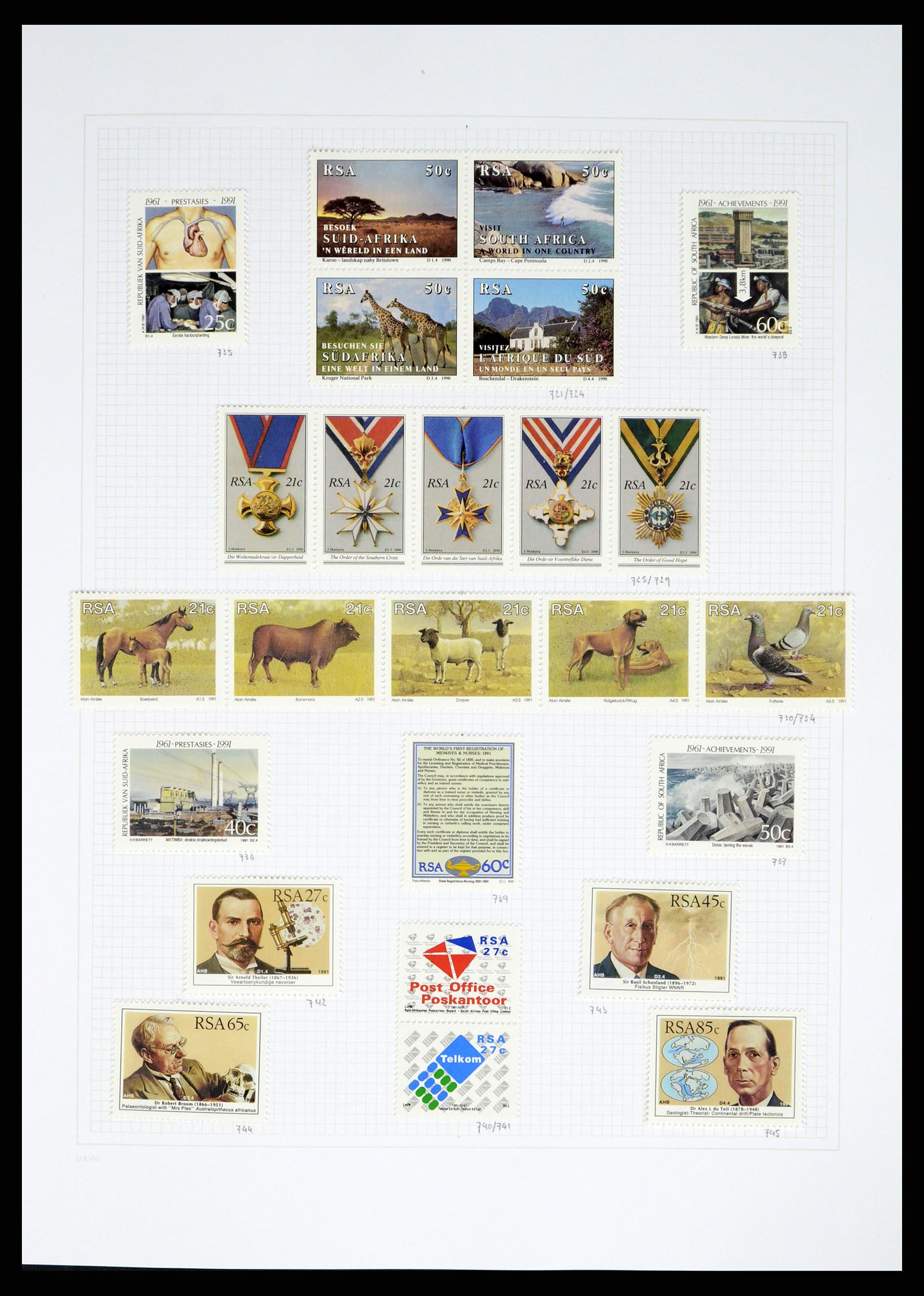 38161 0035 - Stamp collection 38161 South Africa 1892-2015.