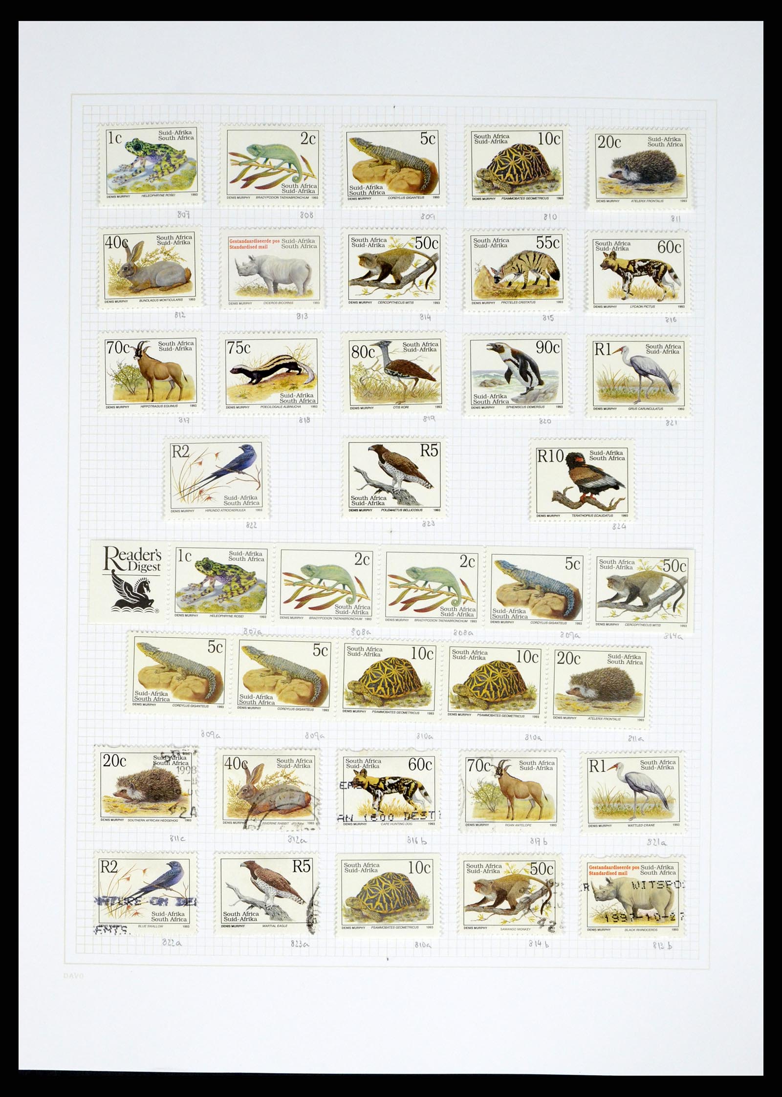 38161 0038 - Stamp collection 38161 South Africa 1892-2015.