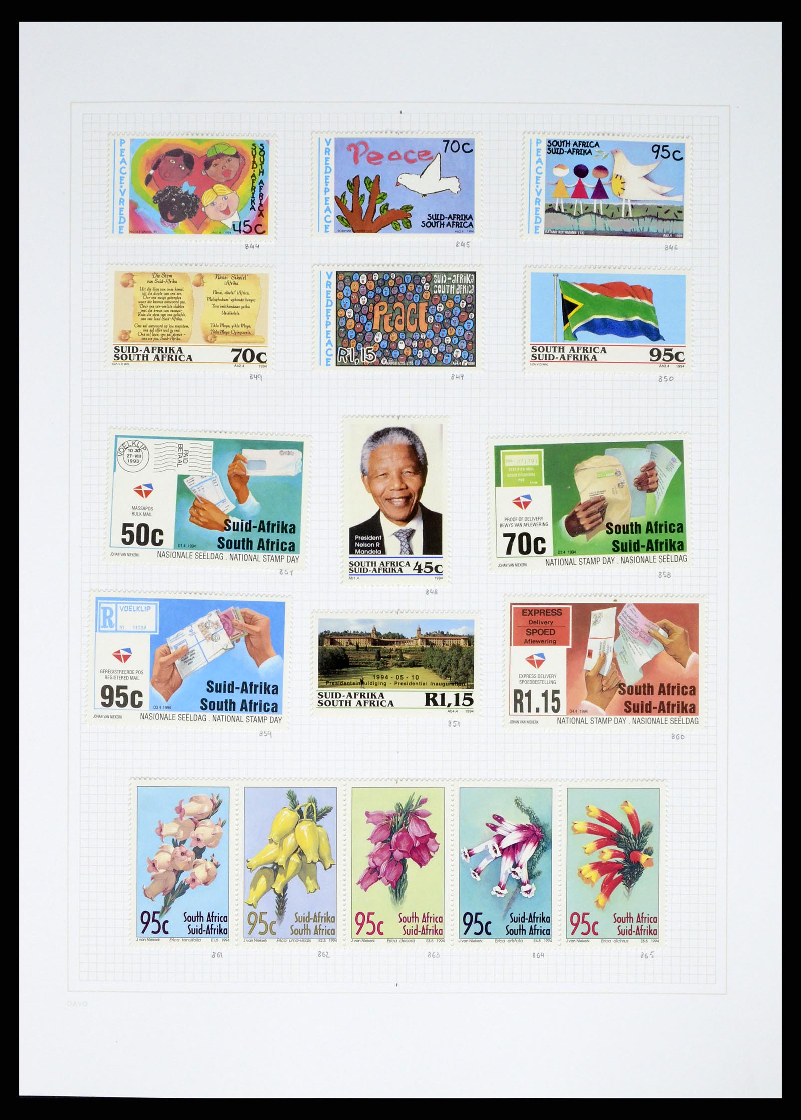 38161 0040 - Stamp collection 38161 South Africa 1892-2015.