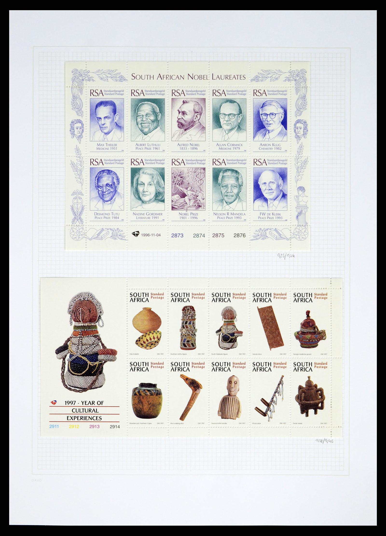 38161 0045 - Postzegelverzameling 38161 Zuid Afrika 1892-2015.