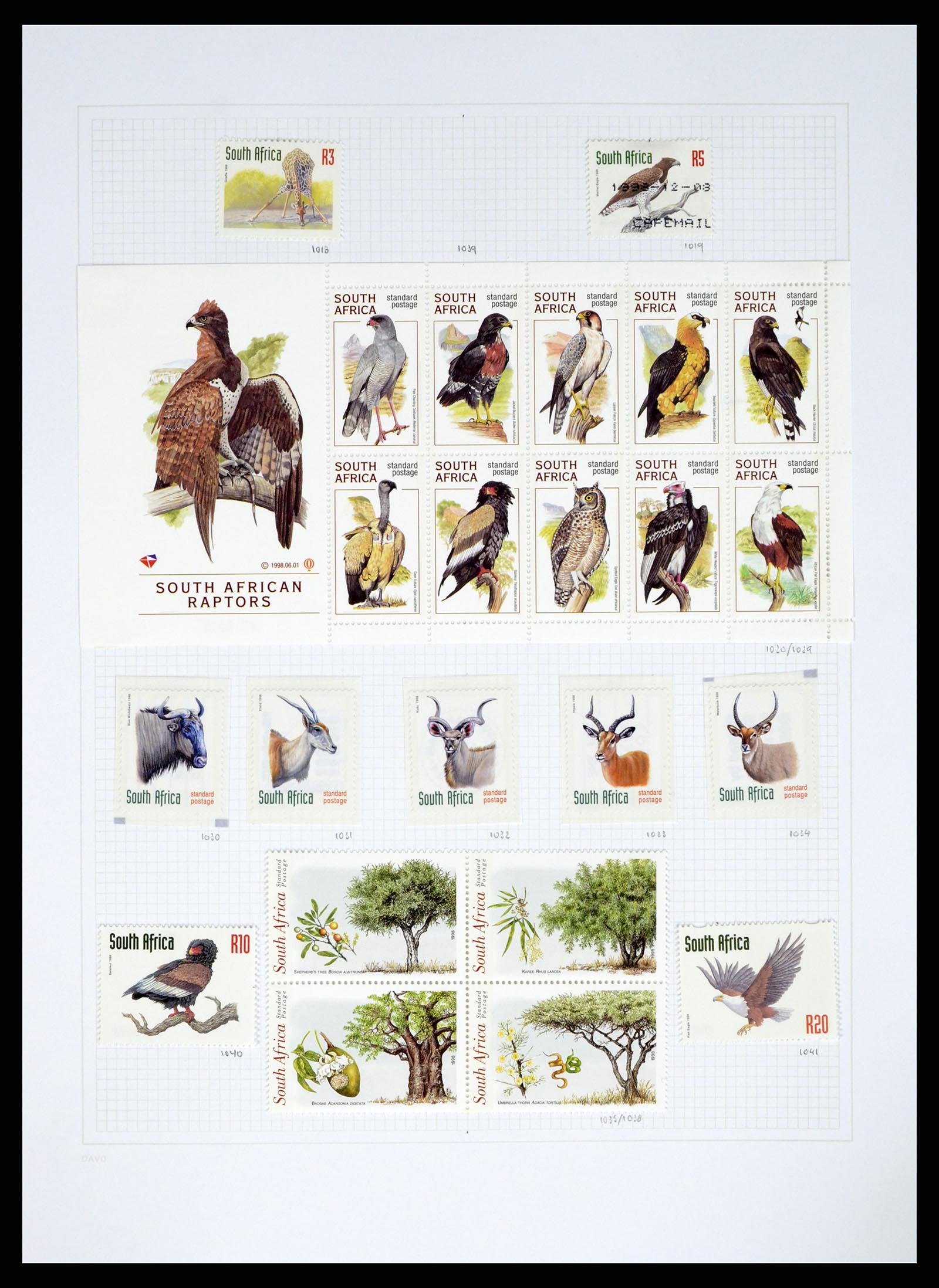 38161 0049 - Postzegelverzameling 38161 Zuid Afrika 1892-2015.