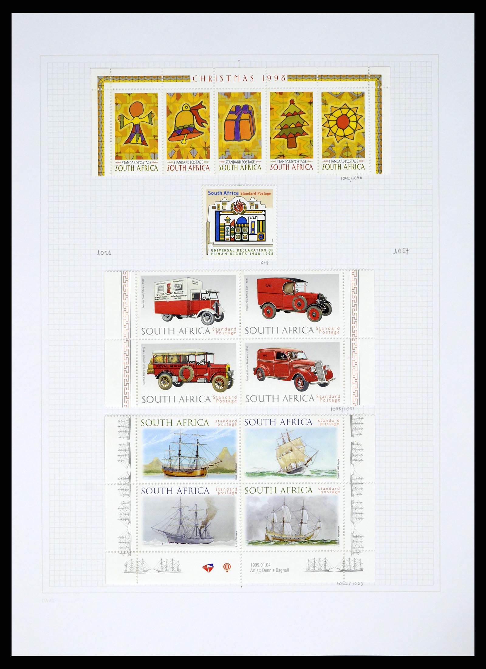38161 0050 - Postzegelverzameling 38161 Zuid Afrika 1892-2015.
