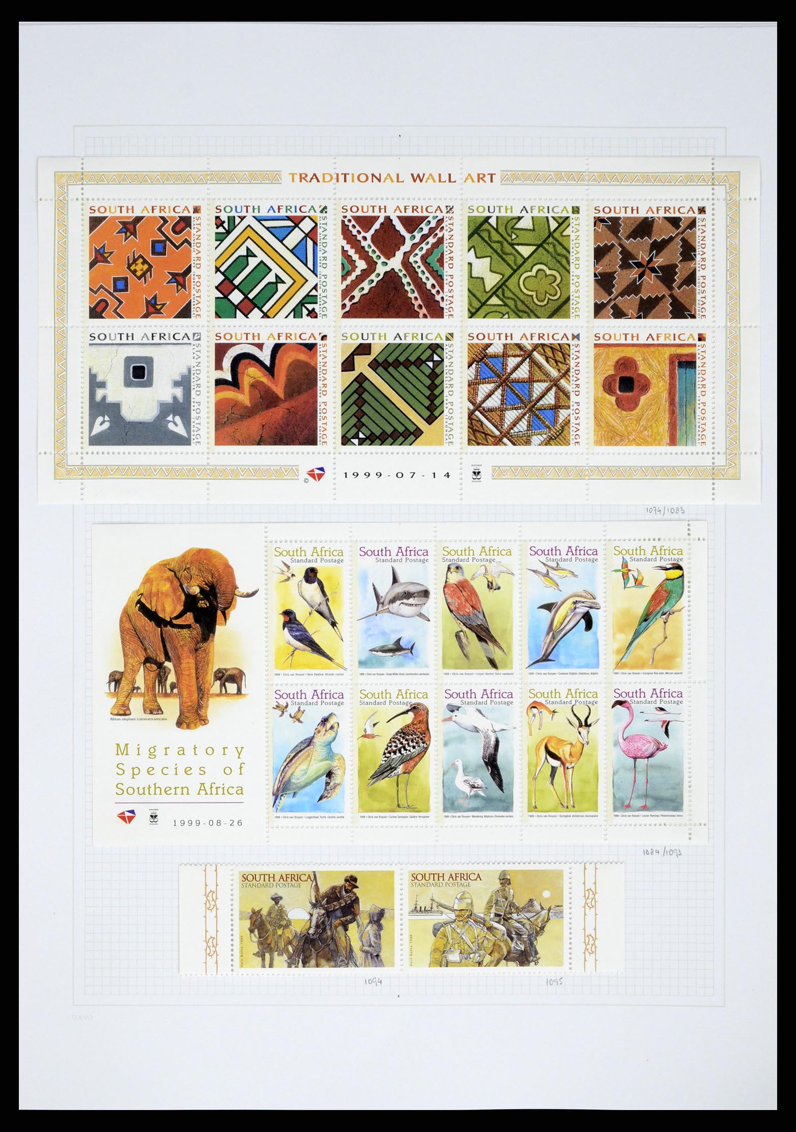 38161 0052 - Postzegelverzameling 38161 Zuid Afrika 1892-2015.