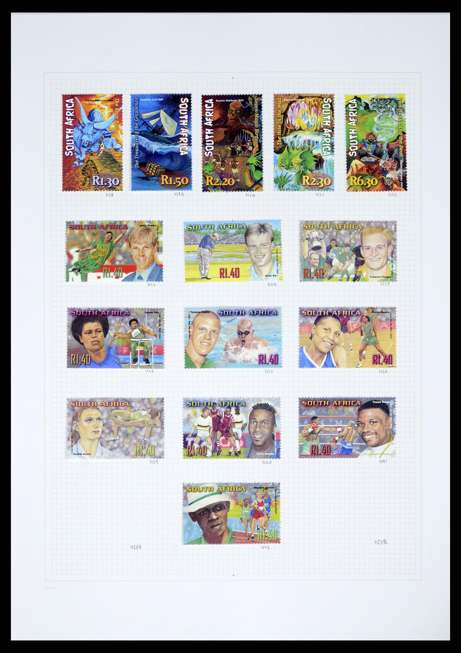 38161 0055 - Postzegelverzameling 38161 Zuid Afrika 1892-2015.