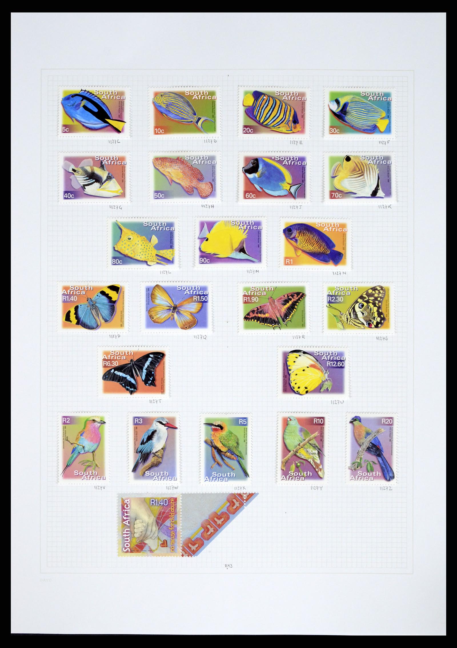 38161 0056 - Postzegelverzameling 38161 Zuid Afrika 1892-2015.