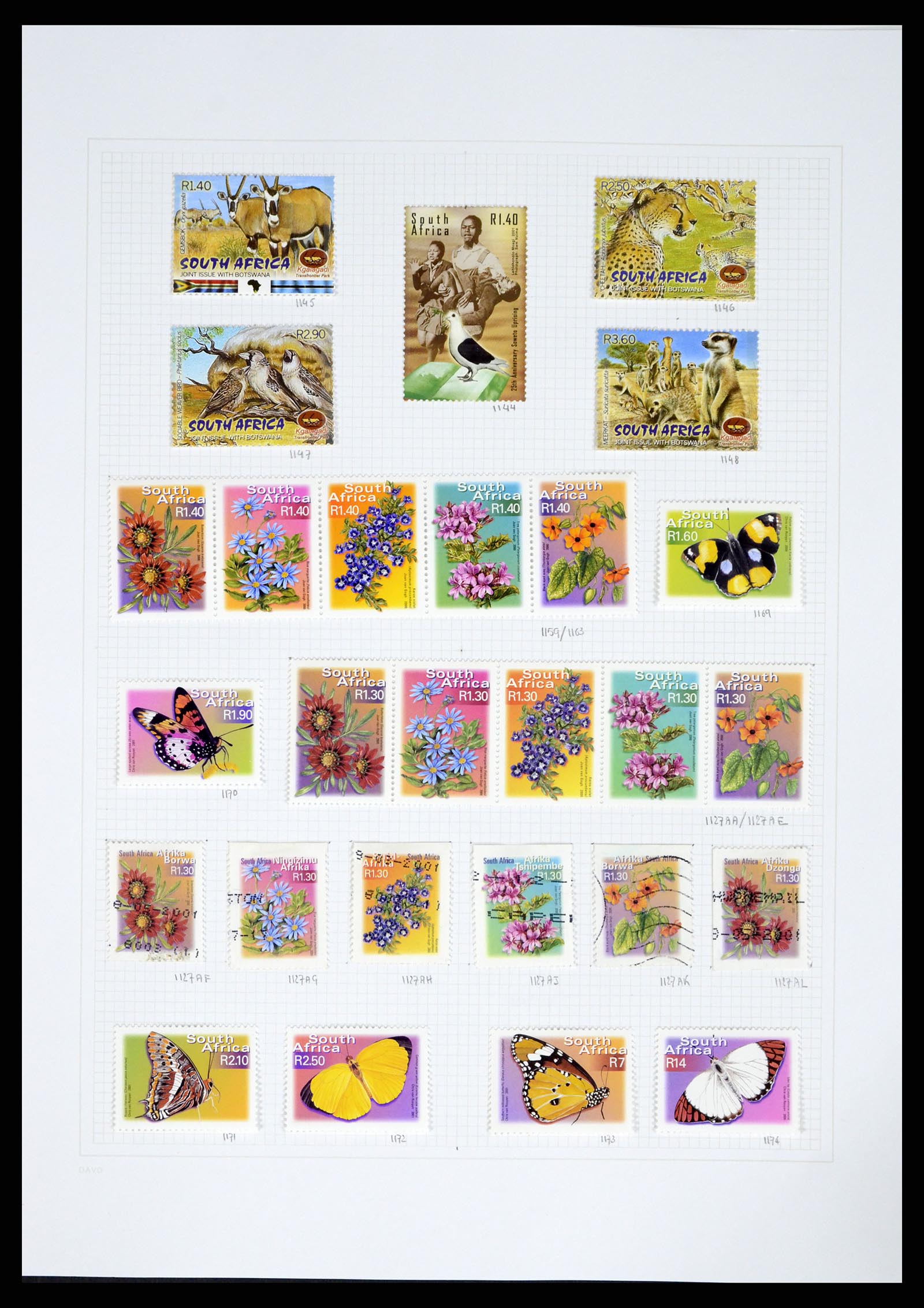 38161 0057 - Postzegelverzameling 38161 Zuid Afrika 1892-2015.