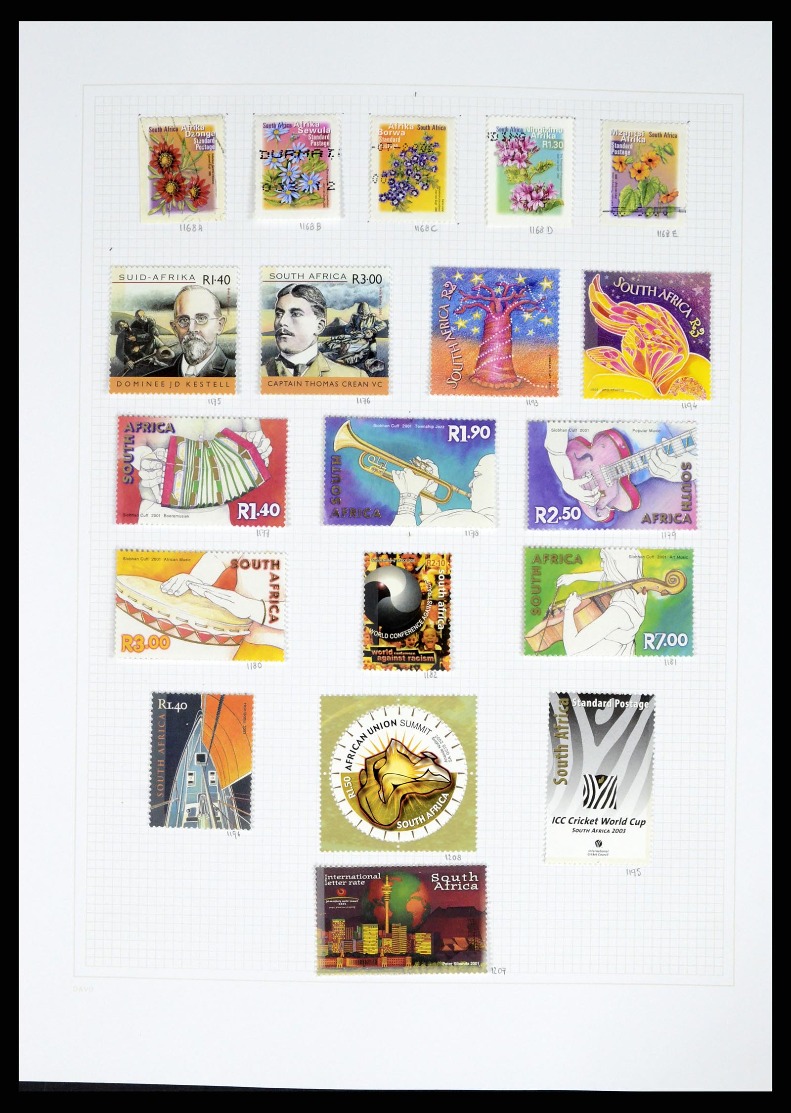 38161 0059 - Postzegelverzameling 38161 Zuid Afrika 1892-2015.