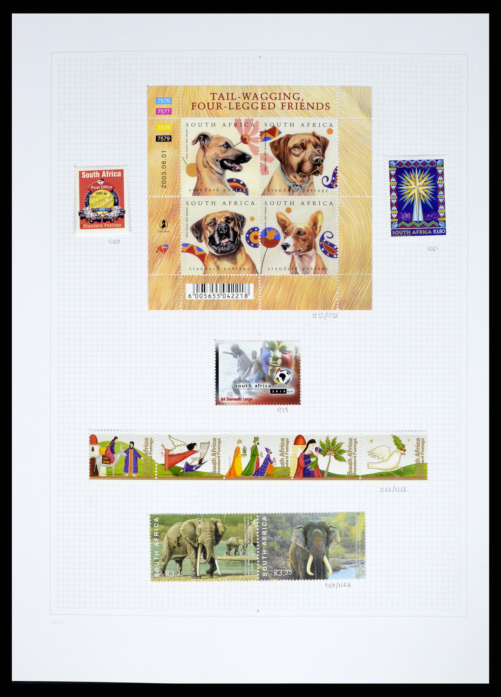 38161 0066 - Stamp collection 38161 South Africa 1892-2015.