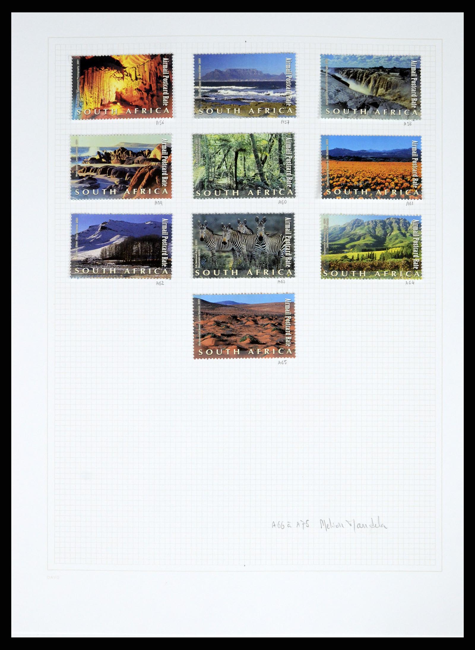 38161 0070 - Stamp collection 38161 South Africa 1892-2015.