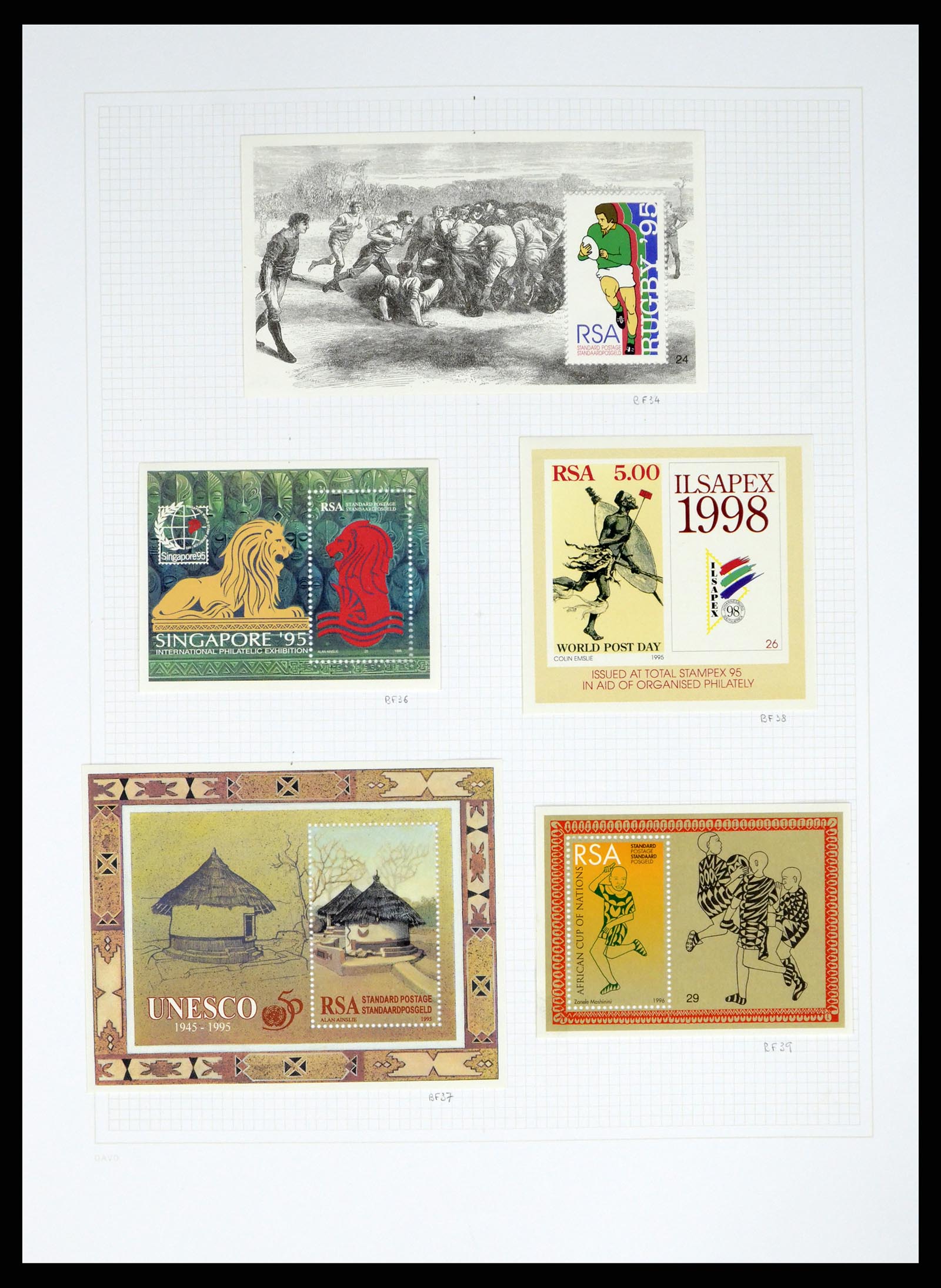 38161 0078 - Stamp collection 38161 South Africa 1892-2015.