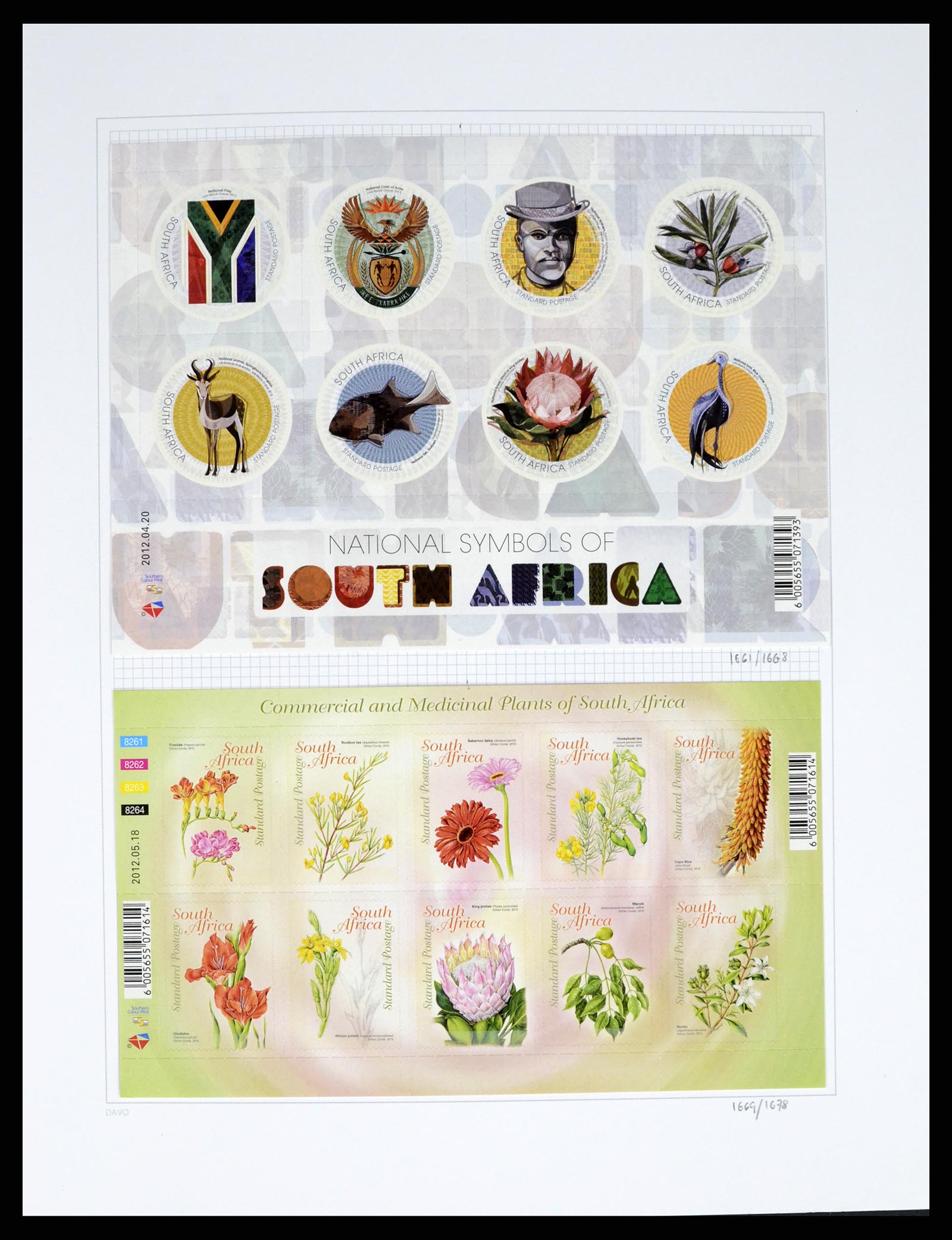 38161 0132 - Stamp collection 38161 South Africa 1892-2015.
