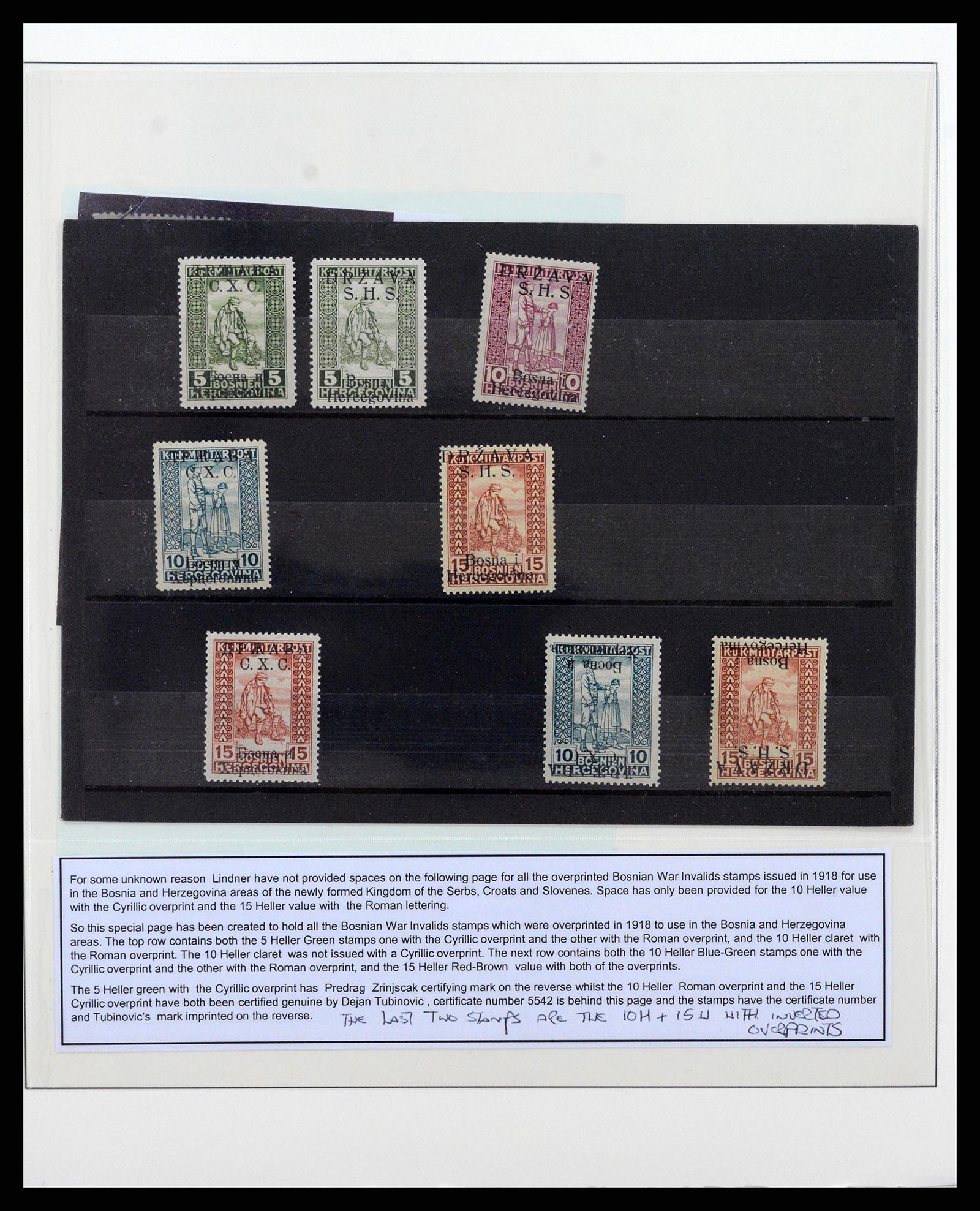 38164 0002 - Postzegelverzameling 38164 Joegoslavië 1918-1943.