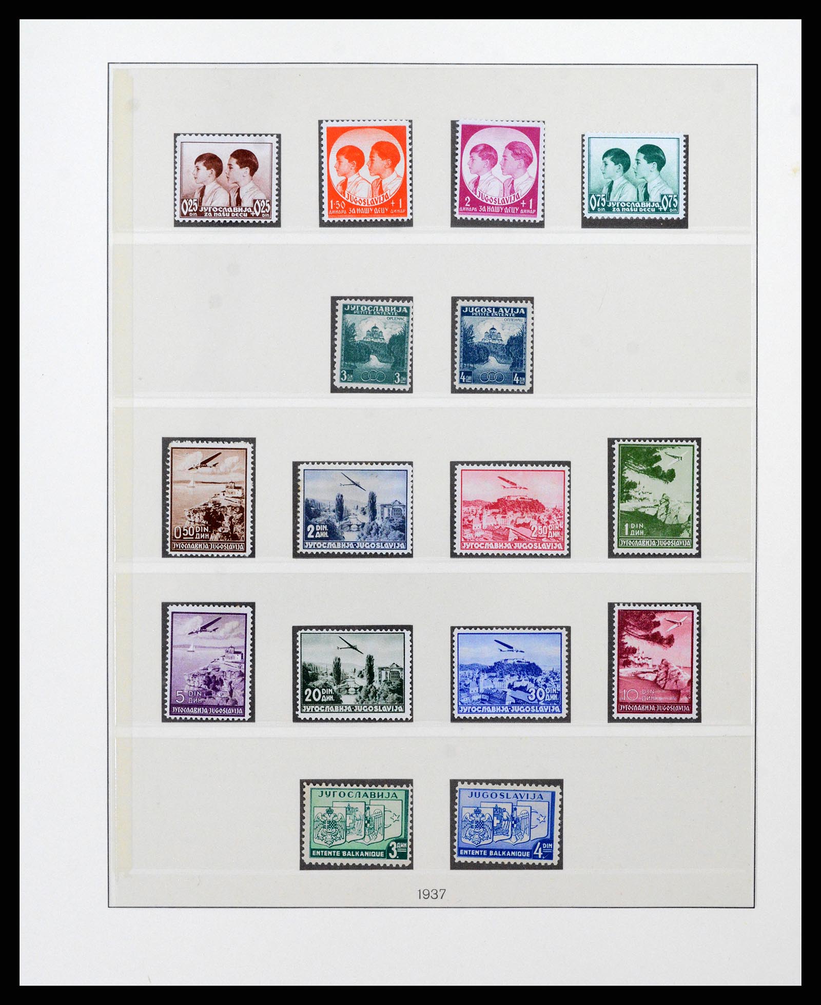 38164 0021 - Stamp collection 38164 Yugoslavia 1918-1943.