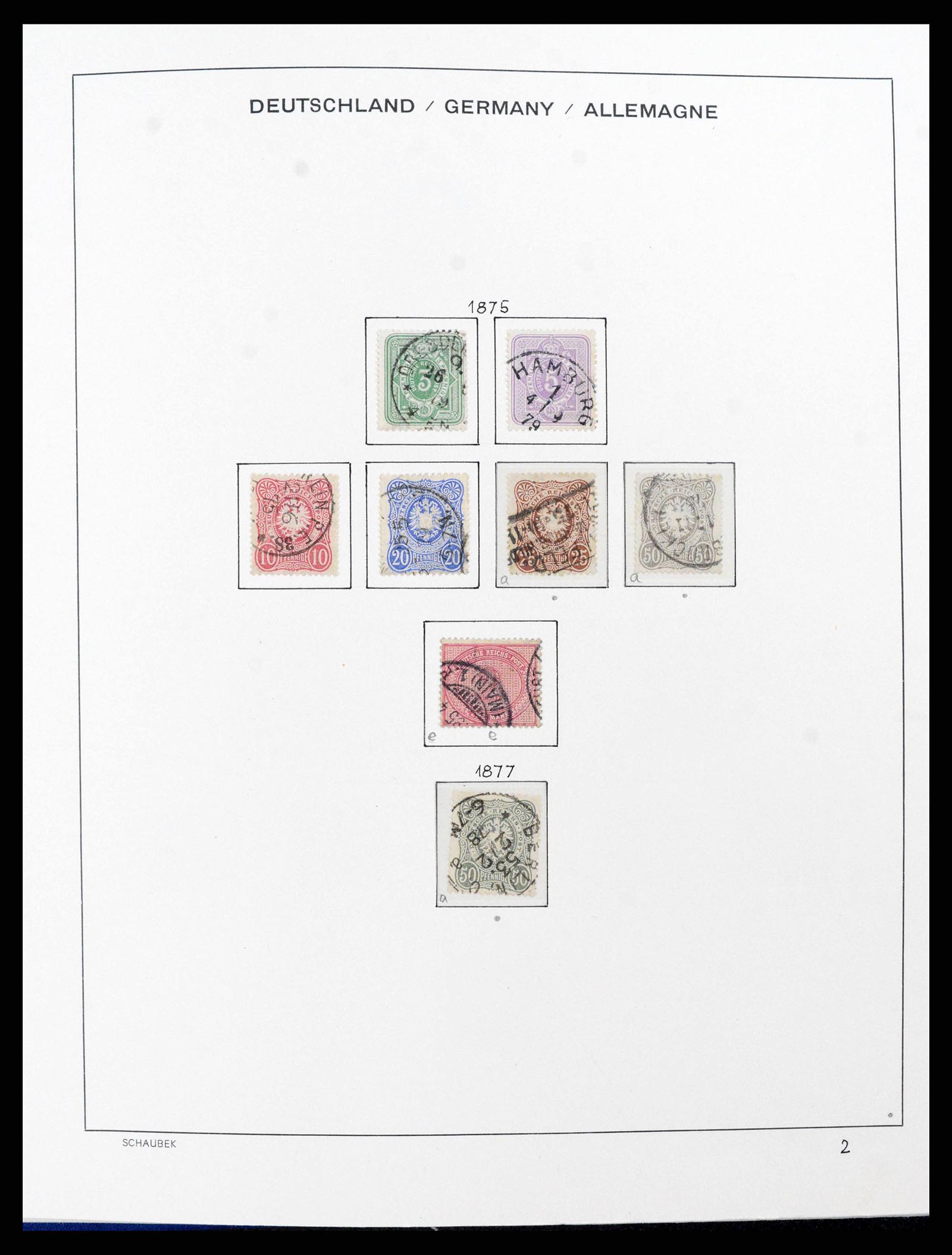 38165 0003 - Postzegelverzameling 38165 Duitse Rijk 1872-1945.
