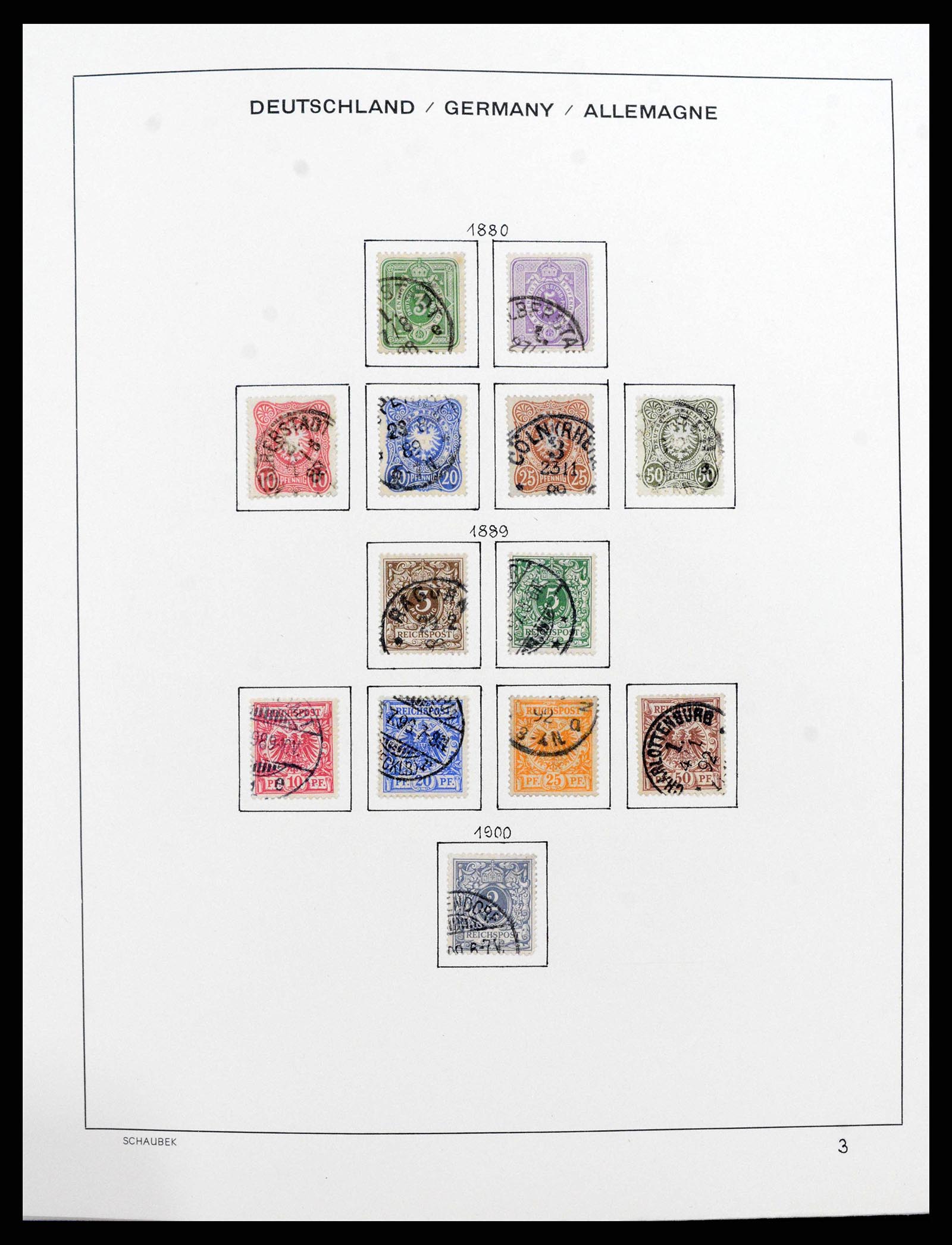 38165 0005 - Stamp collection 38165 German Reich 1872-1945.