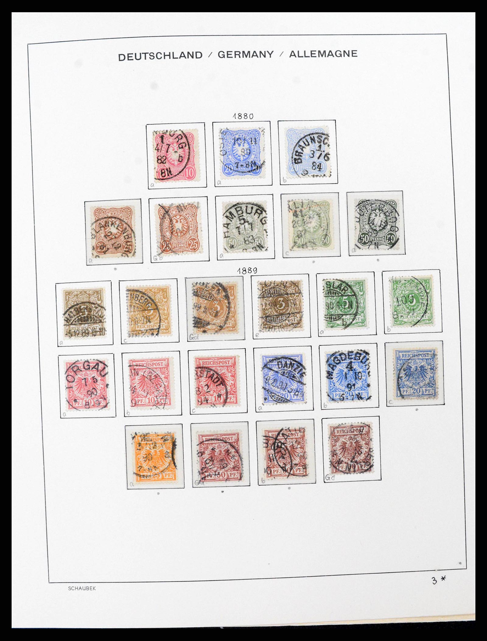 38165 0006 - Stamp collection 38165 German Reich 1872-1945.