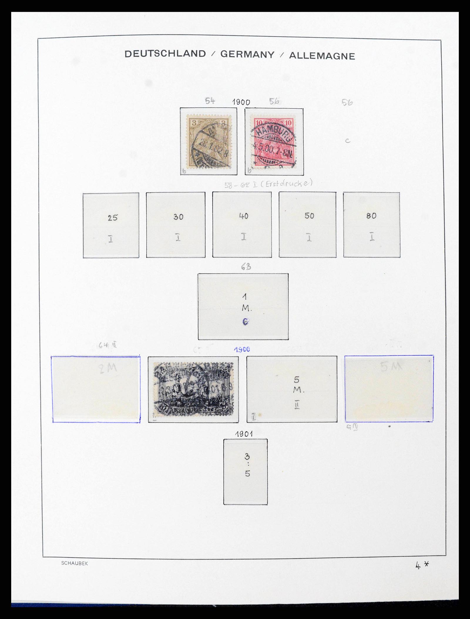 38165 0008 - Postzegelverzameling 38165 Duitse Rijk 1872-1945.