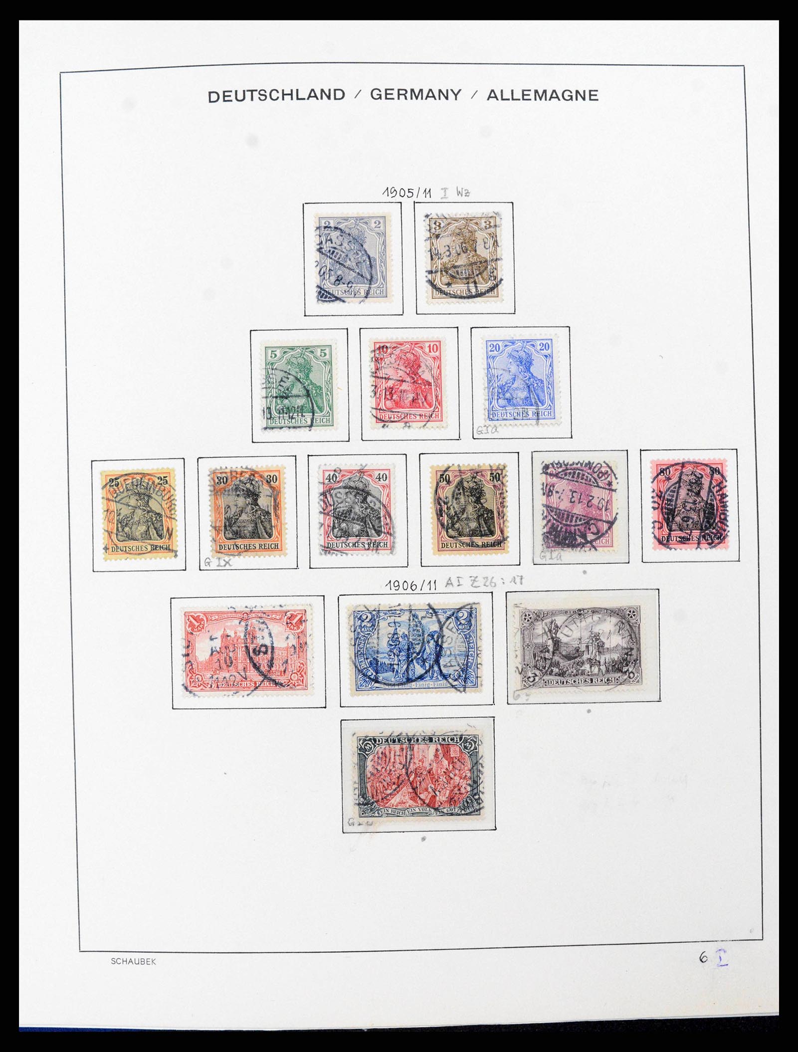 38165 0011 - Stamp collection 38165 German Reich 1872-1945.