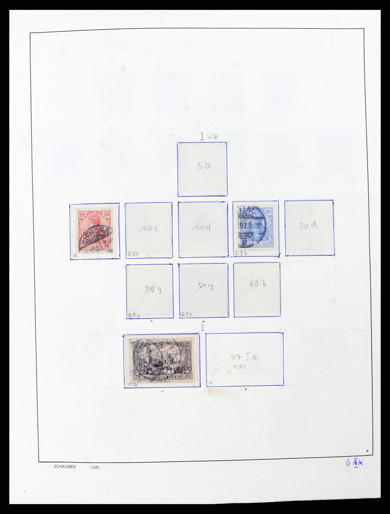 38165 0012 - Stamp collection 38165 German Reich 1872-1945.