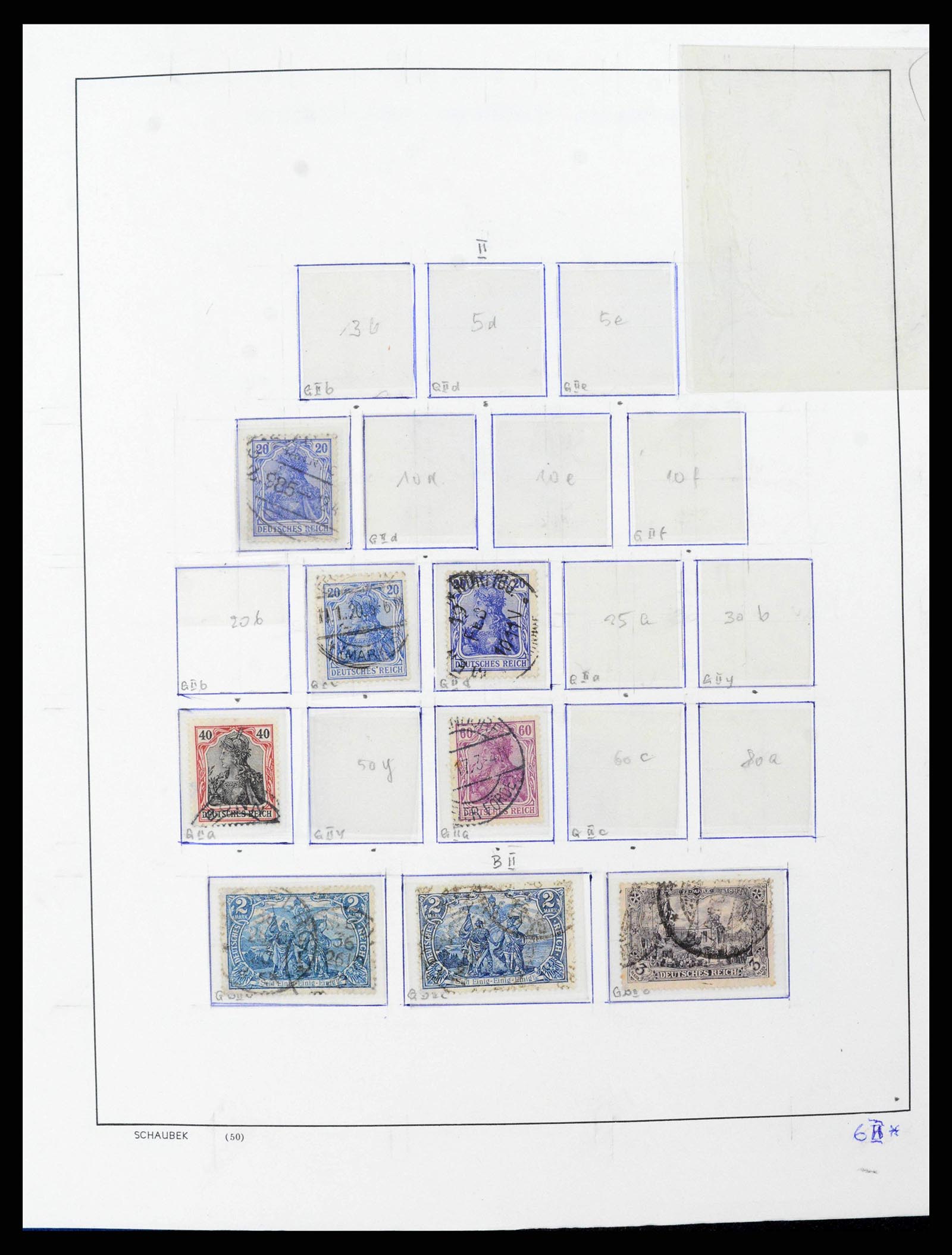 38165 0014 - Postzegelverzameling 38165 Duitse Rijk 1872-1945.