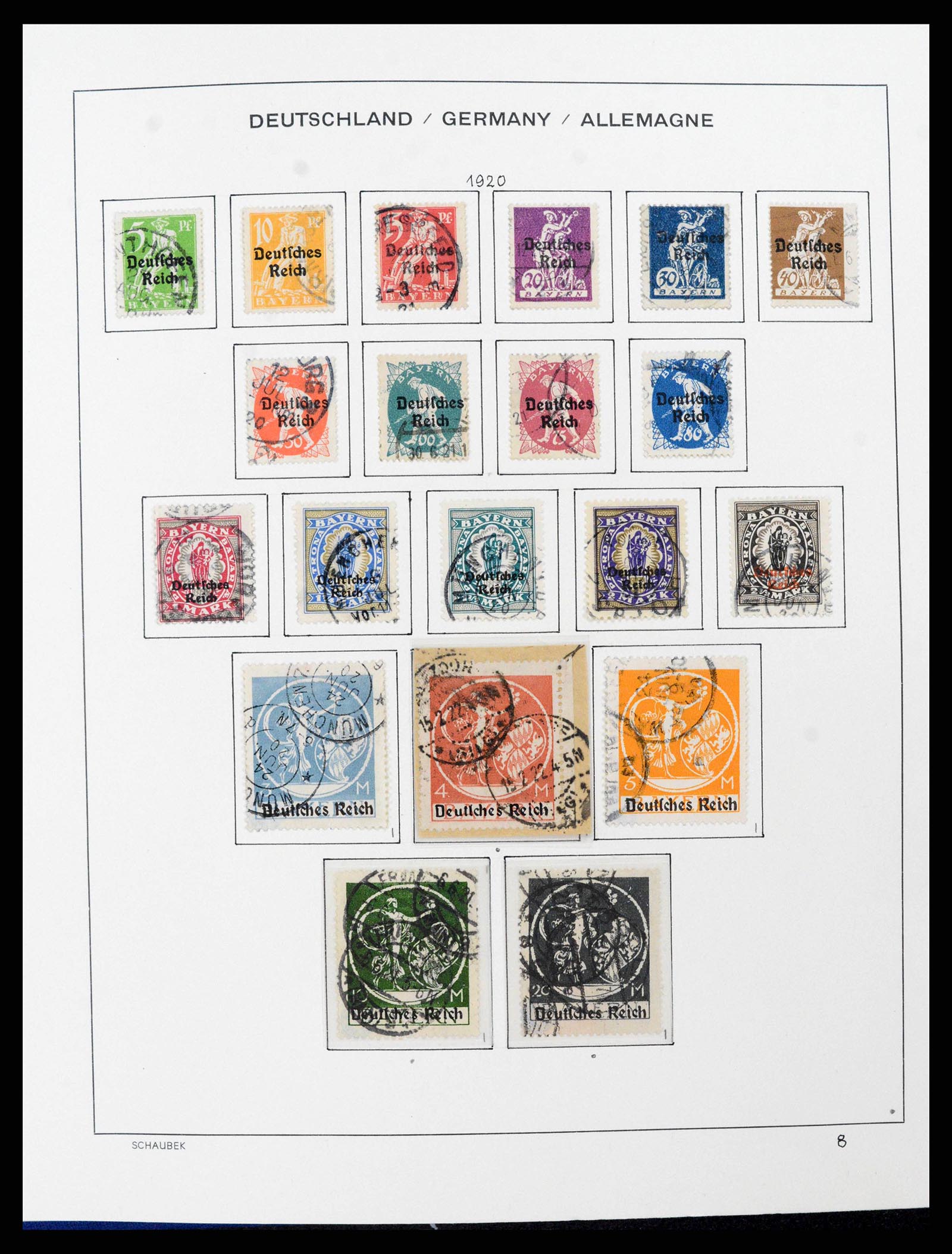 38165 0018 - Stamp collection 38165 German Reich 1872-1945.