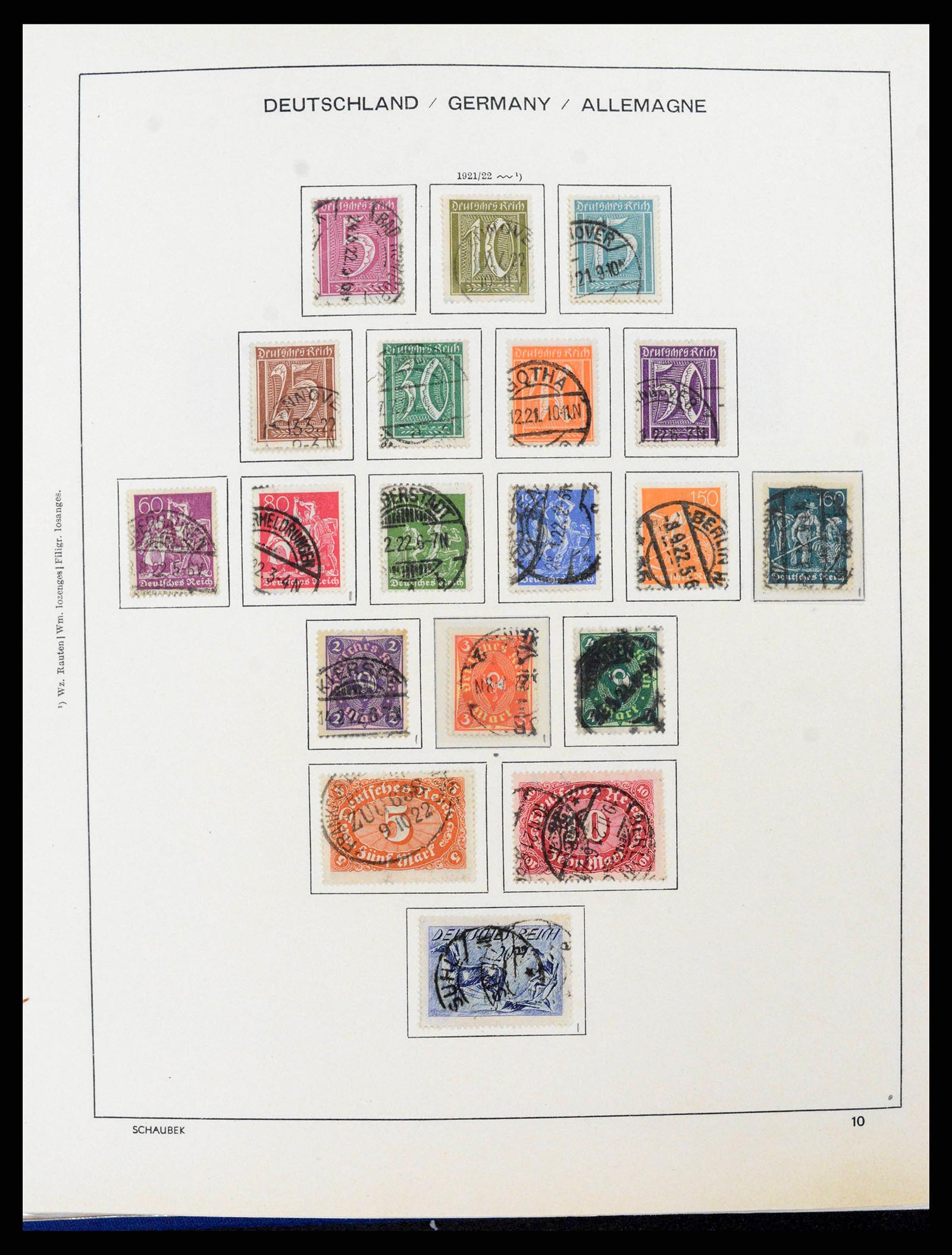 38165 0021 - Stamp collection 38165 German Reich 1872-1945.