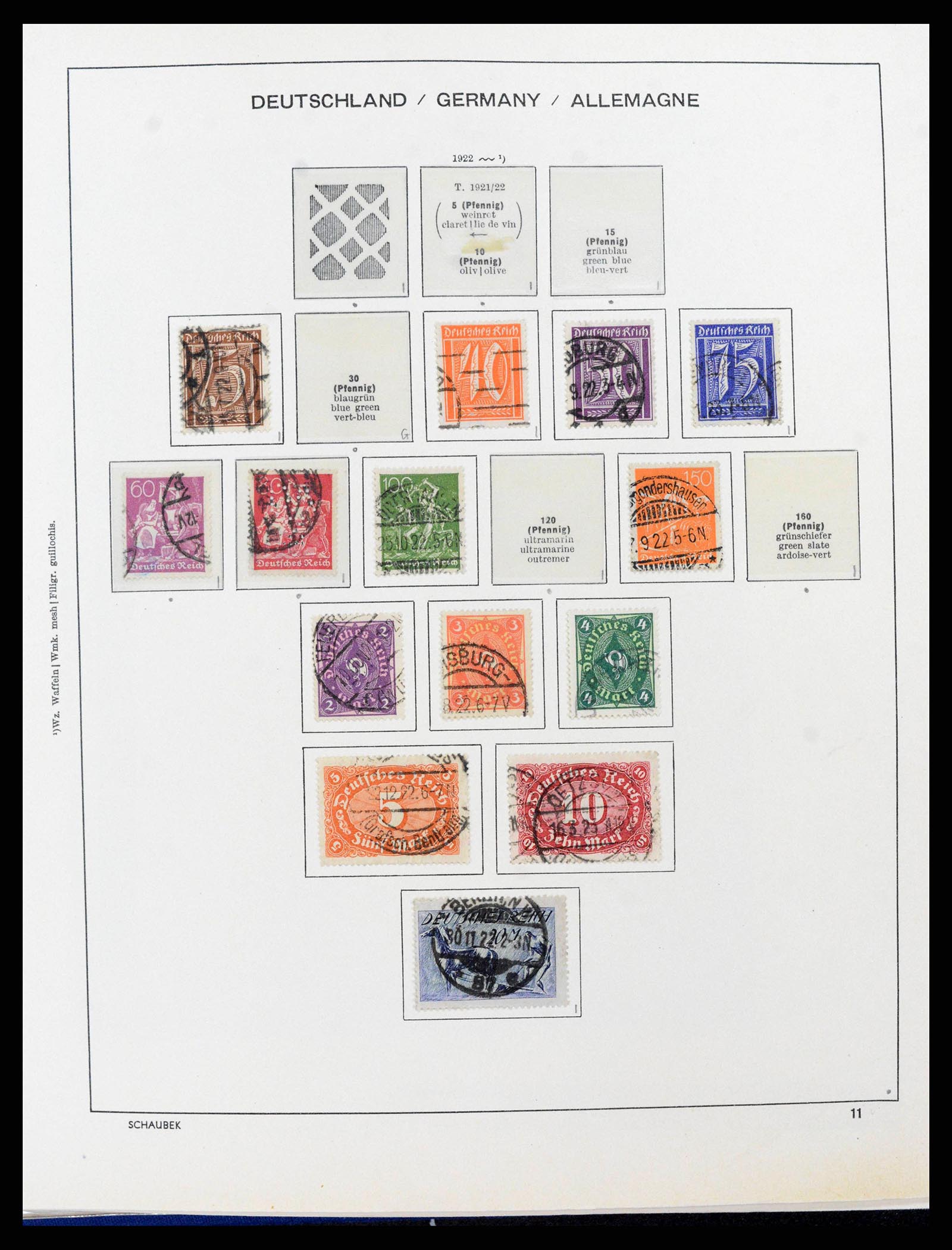 38165 0022 - Stamp collection 38165 German Reich 1872-1945.