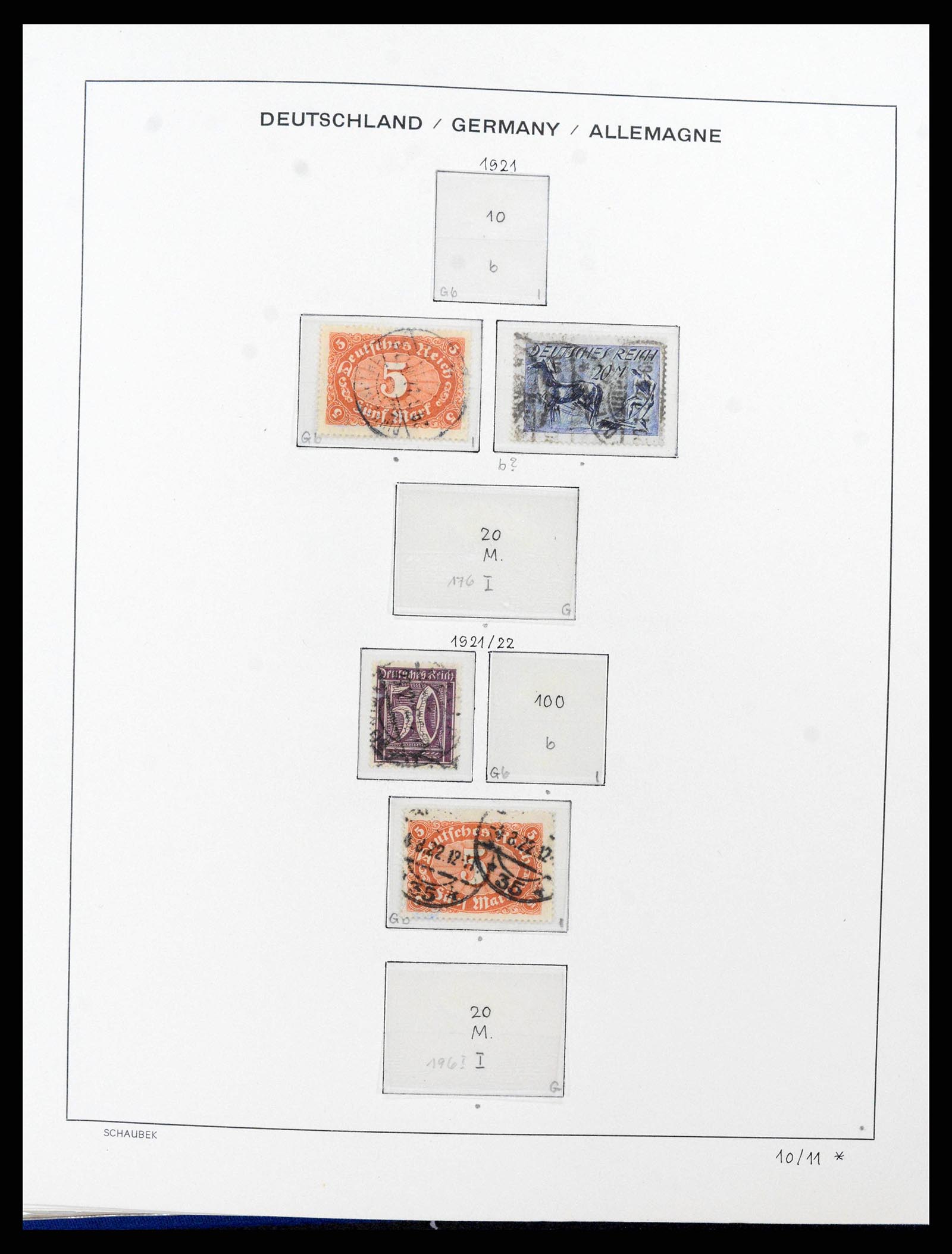 38165 0023 - Postzegelverzameling 38165 Duitse Rijk 1872-1945.