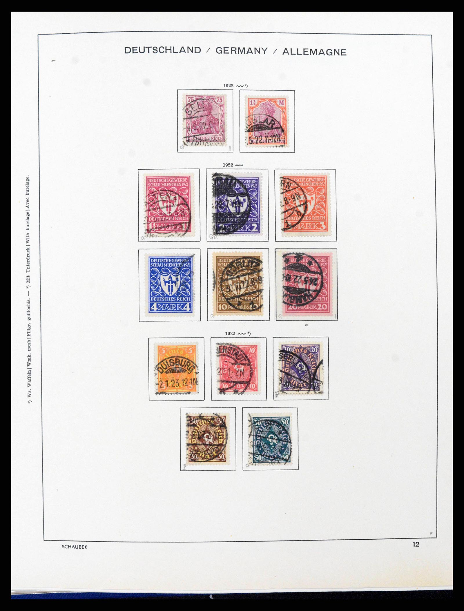 38165 0025 - Stamp collection 38165 German Reich 1872-1945.