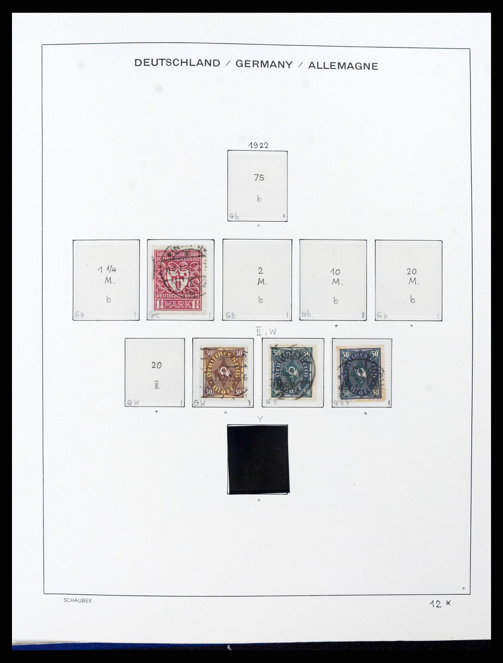 38165 0026 - Stamp collection 38165 German Reich 1872-1945.