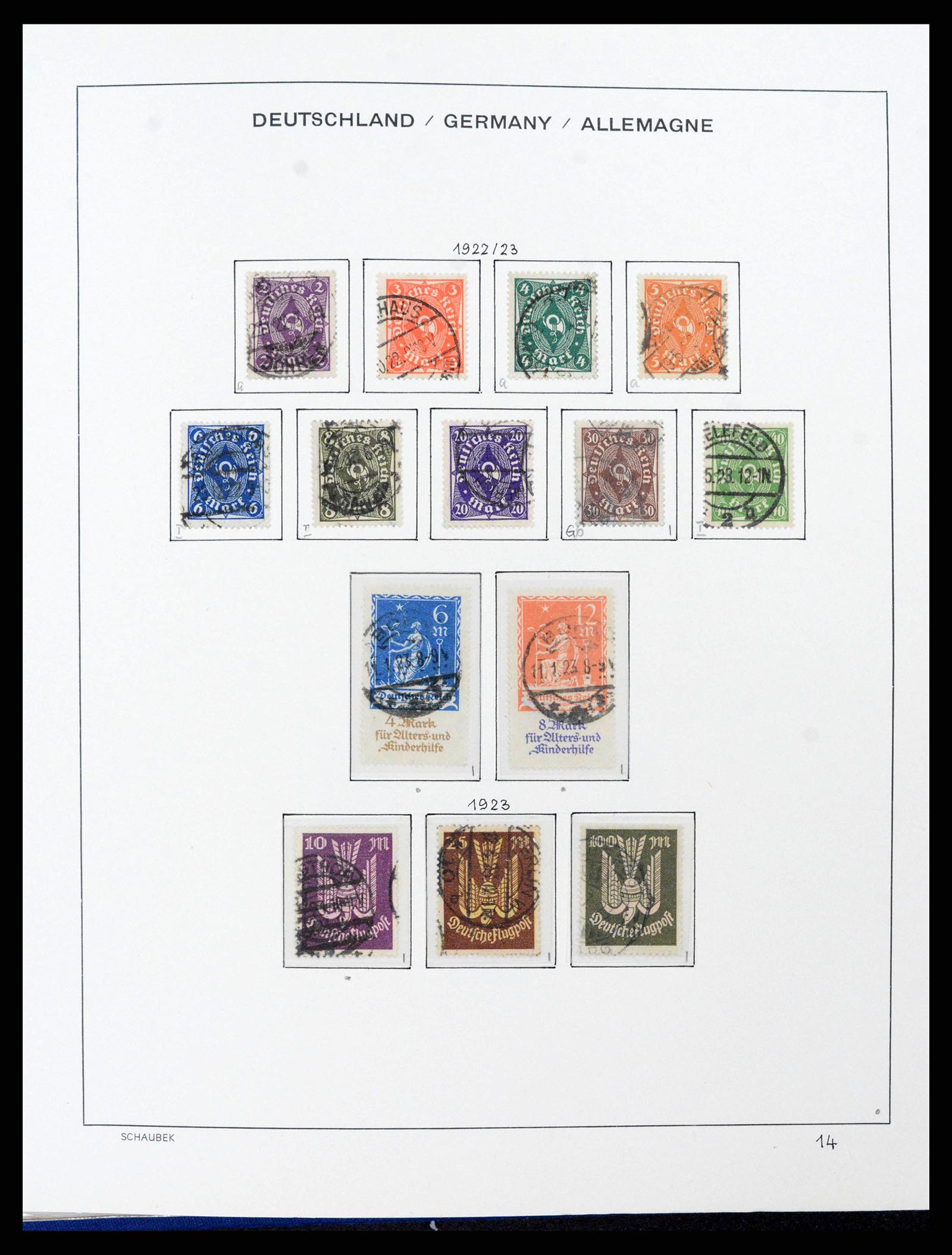 38165 0028 - Stamp collection 38165 German Reich 1872-1945.
