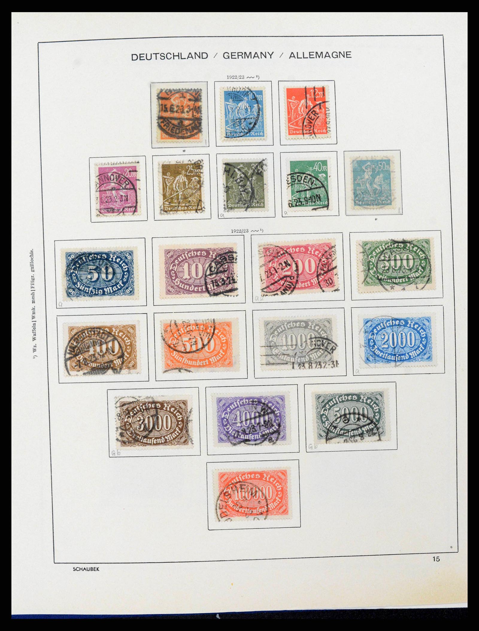 38165 0030 - Stamp collection 38165 German Reich 1872-1945.