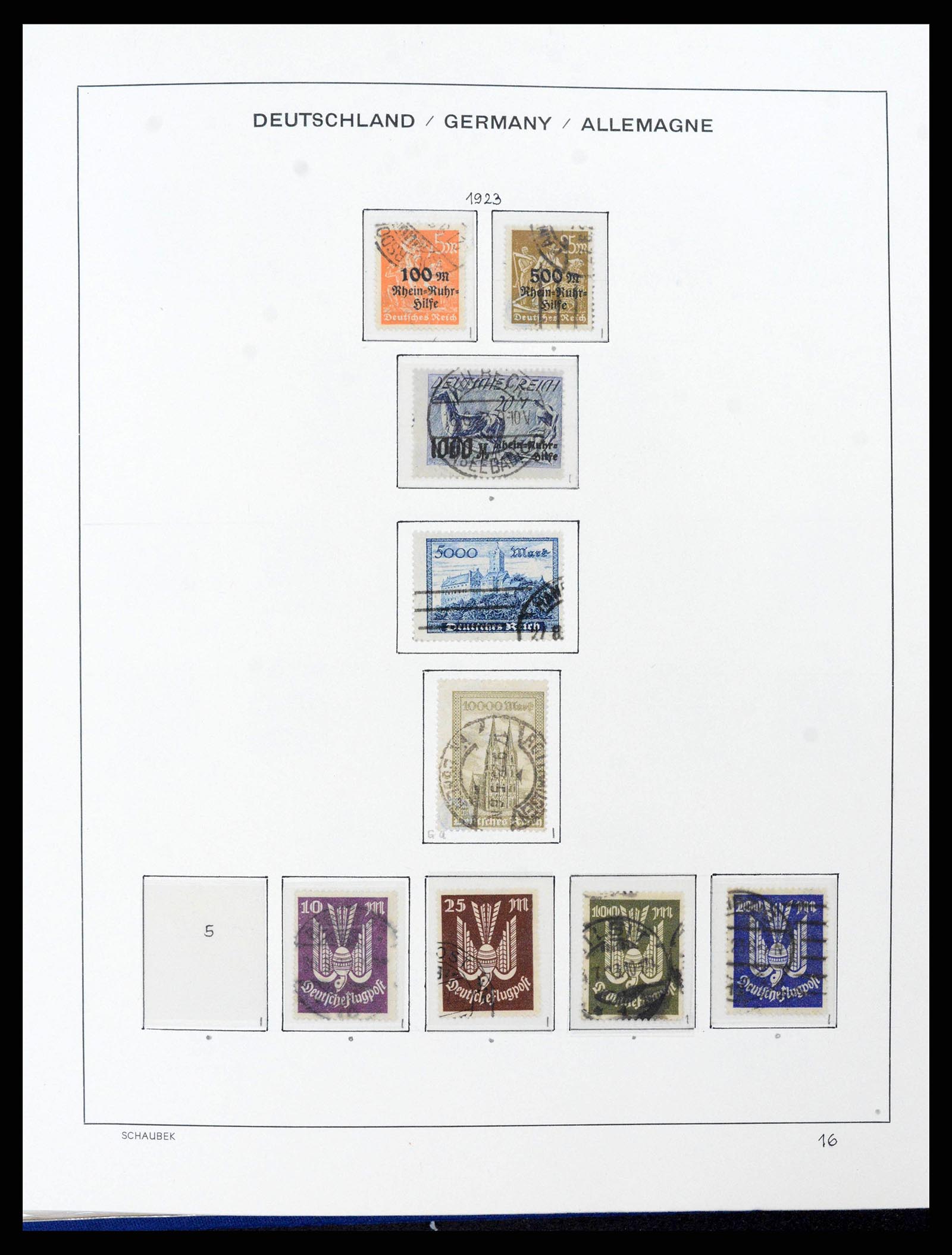 38165 0032 - Postzegelverzameling 38165 Duitse Rijk 1872-1945.