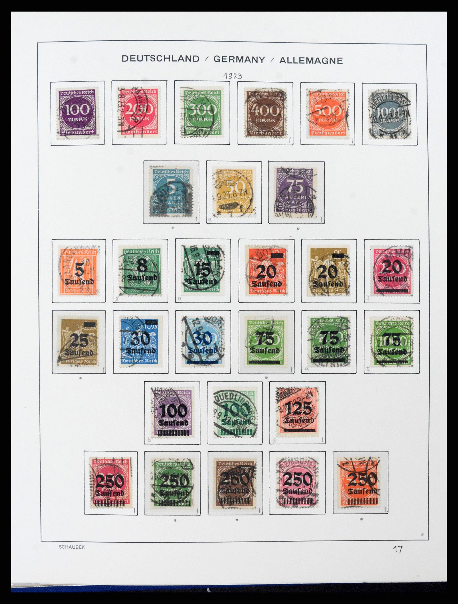 38165 0033 - Stamp collection 38165 German Reich 1872-1945.