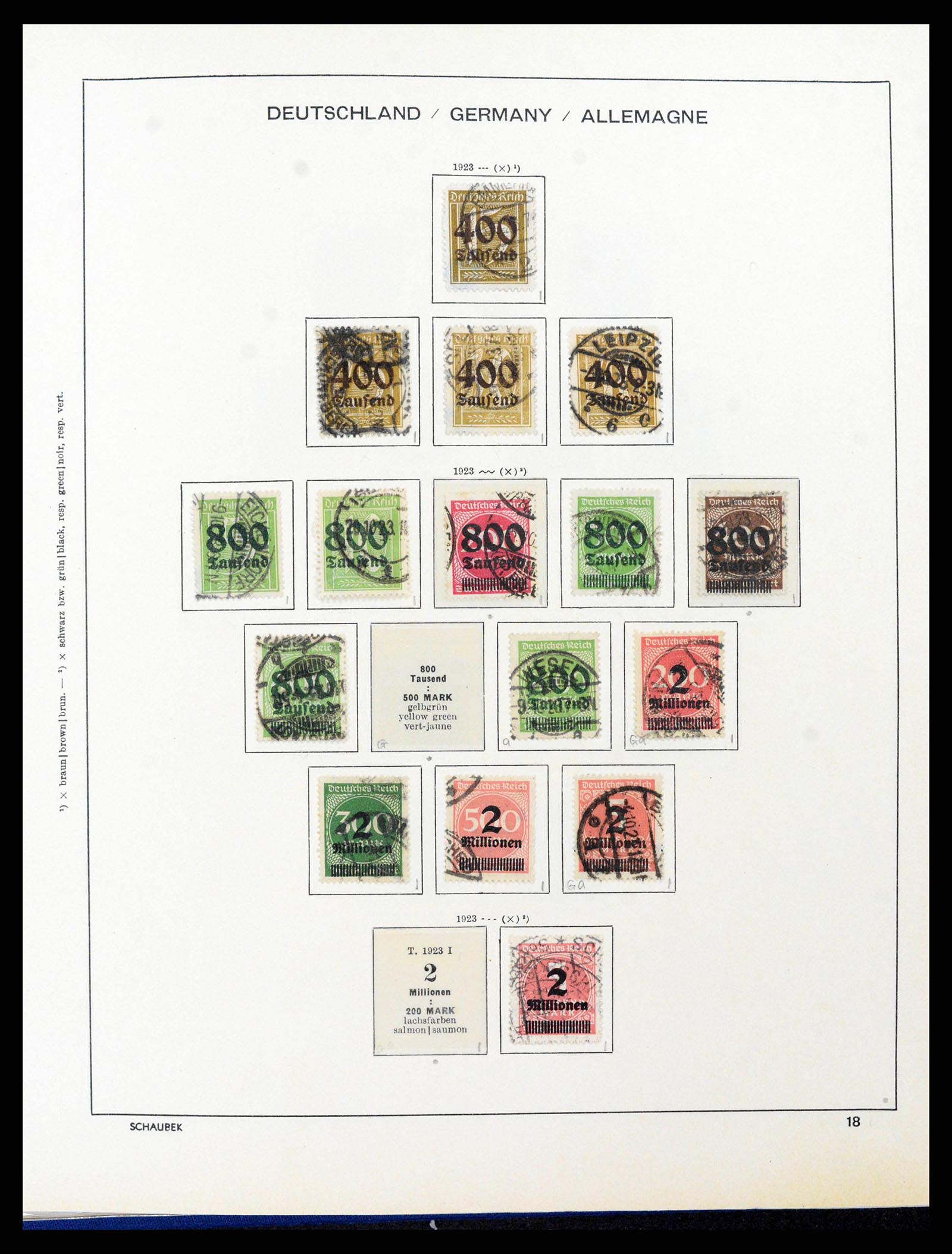 38165 0035 - Stamp collection 38165 German Reich 1872-1945.