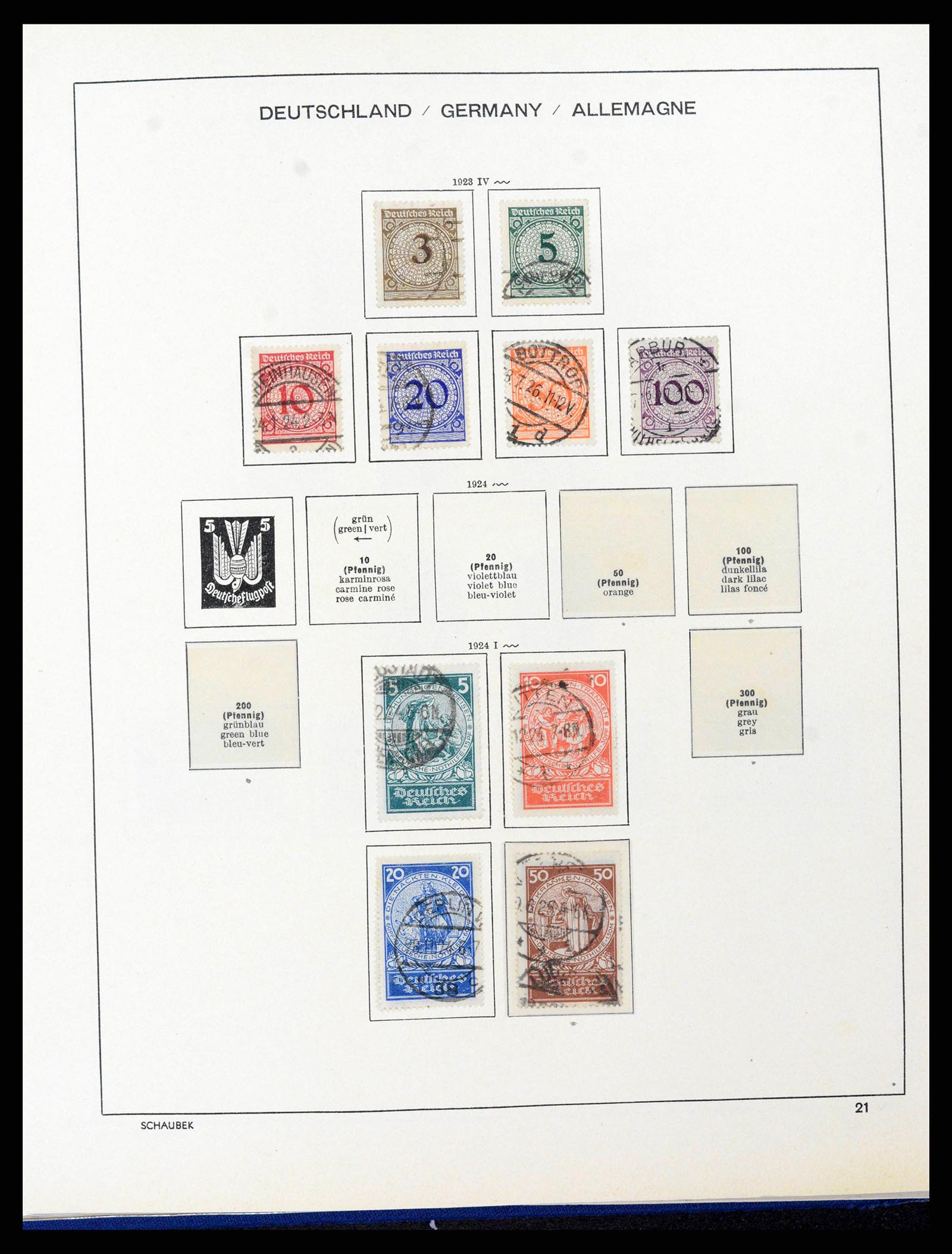 38165 0039 - Stamp collection 38165 German Reich 1872-1945.