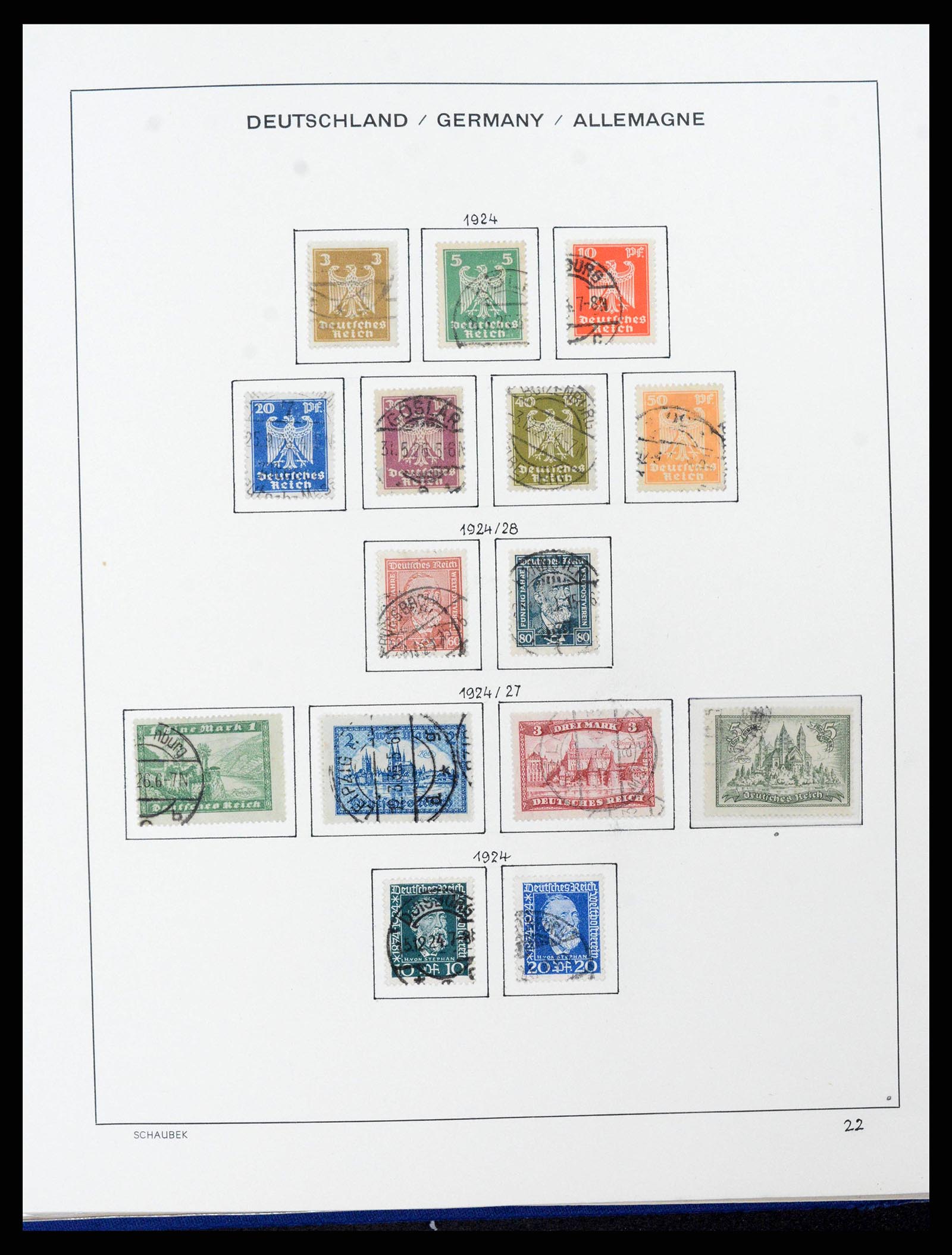 38165 0040 - Postzegelverzameling 38165 Duitse Rijk 1872-1945.