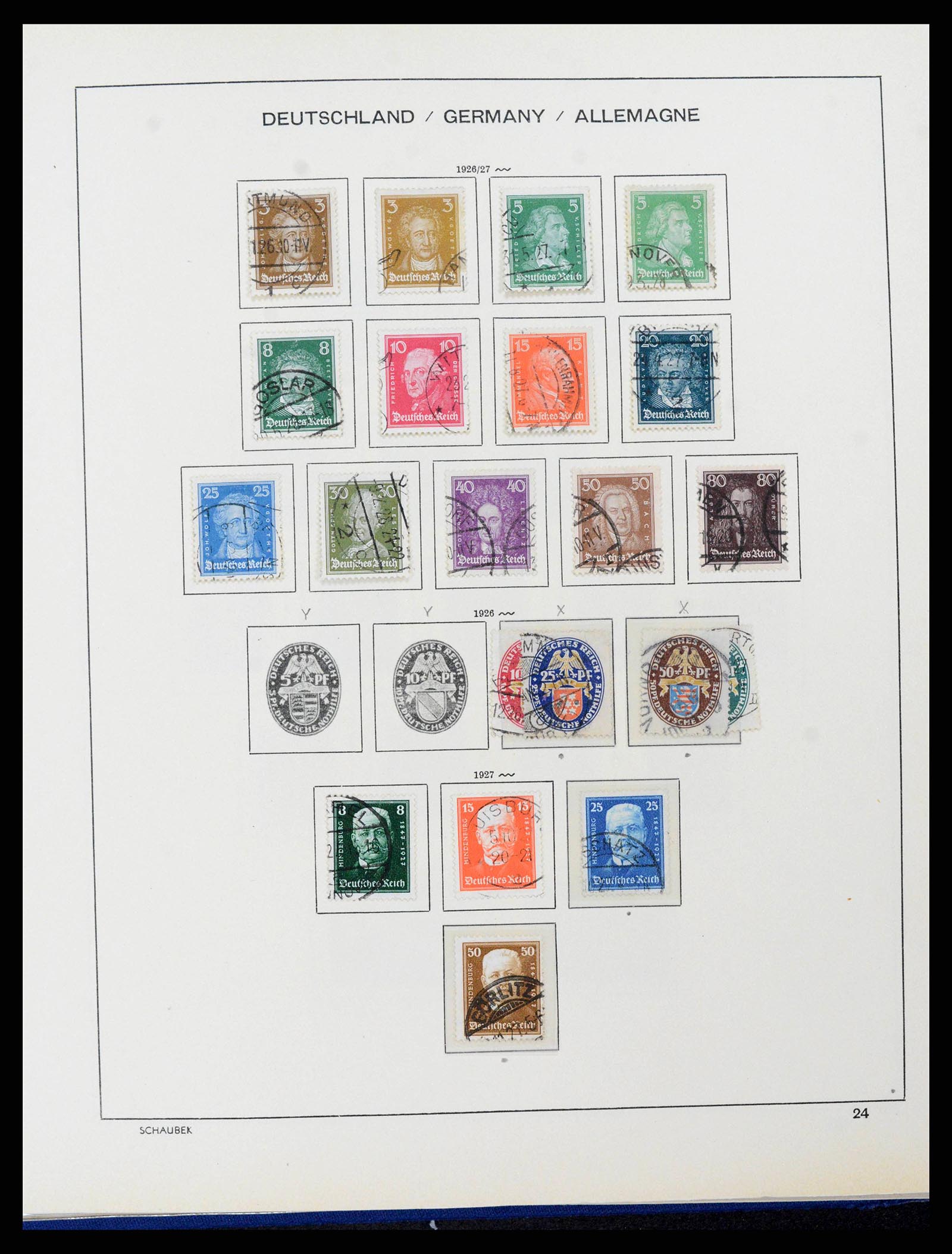 38165 0043 - Postzegelverzameling 38165 Duitse Rijk 1872-1945.