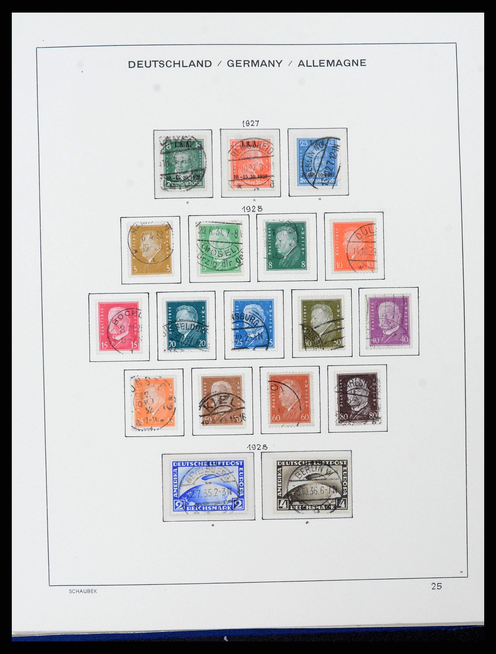 38165 0044 - Stamp collection 38165 German Reich 1872-1945.